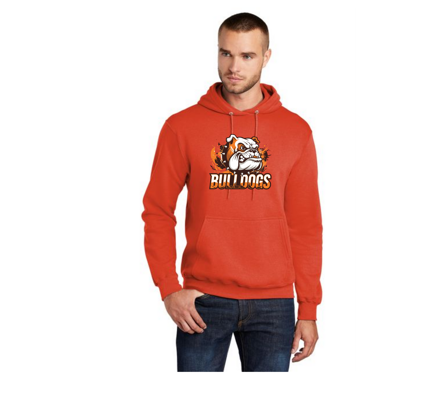 EAST PALESTINE FOOTBALL PC78H Port & Company® Core Fleece Pullover Hooded Sweatshirt 15