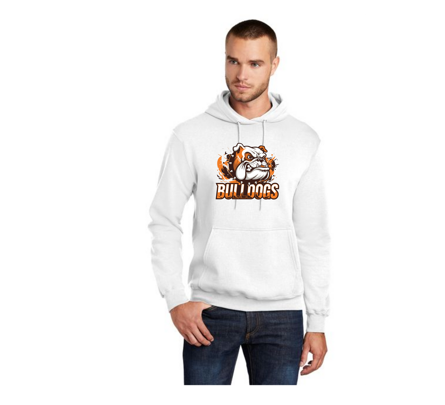 EAST PALESTINE FOOTBALL PC78H Port & Company® Core Fleece Pullover Hooded Sweatshirt 15