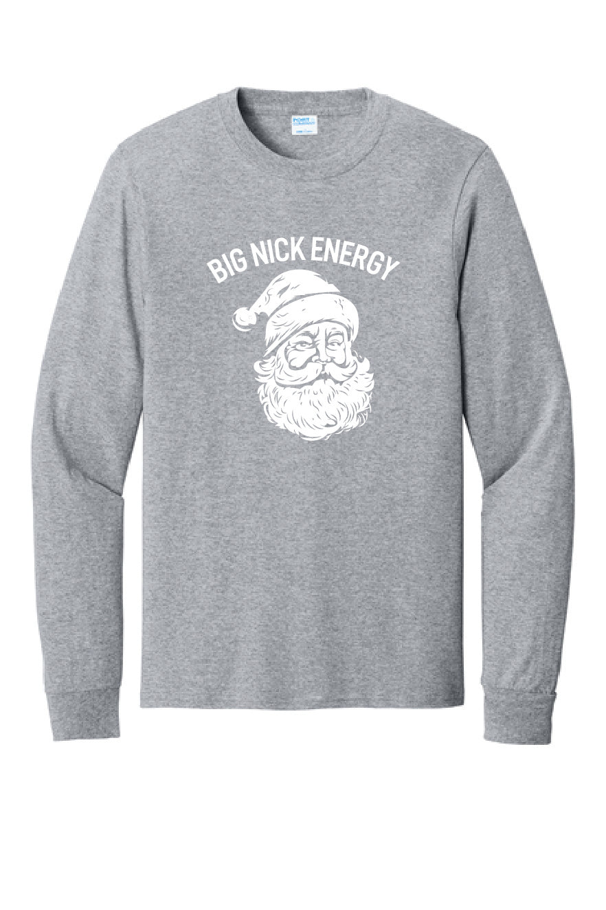 BIG NICK ENERGY PC54LS Port & Company® Long Sleeve Core Cotton Tee 1