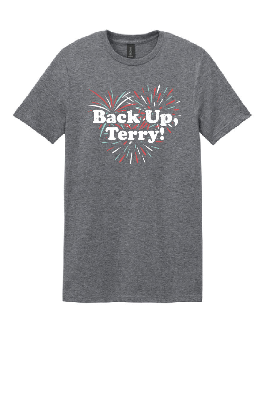 BACK UP TERRY Gildan Softstyle® T-Shirt Unisex Short Sleeve Tee 1