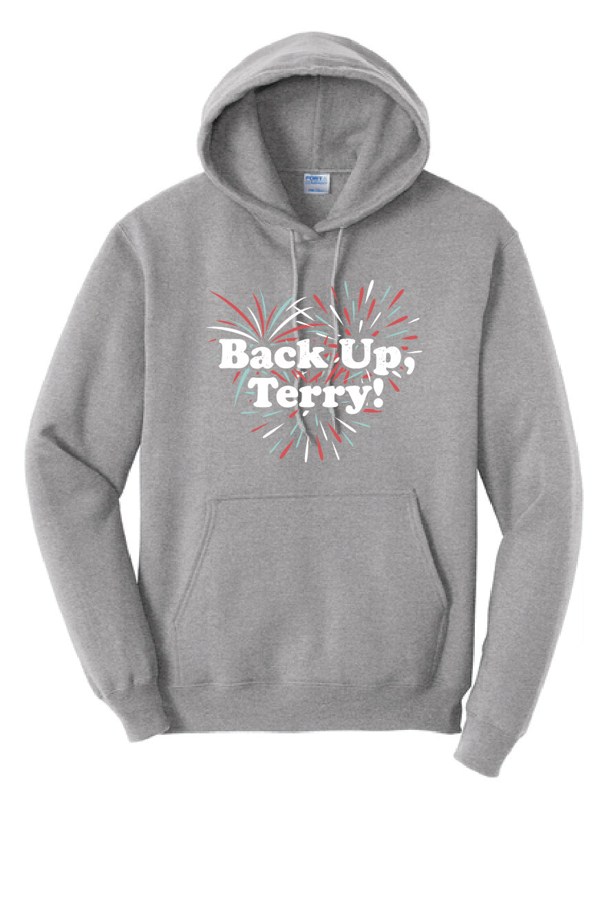 BACK UP TERRY Port & Company® Core Fleece Pullover Hooded Sweatshirt 1