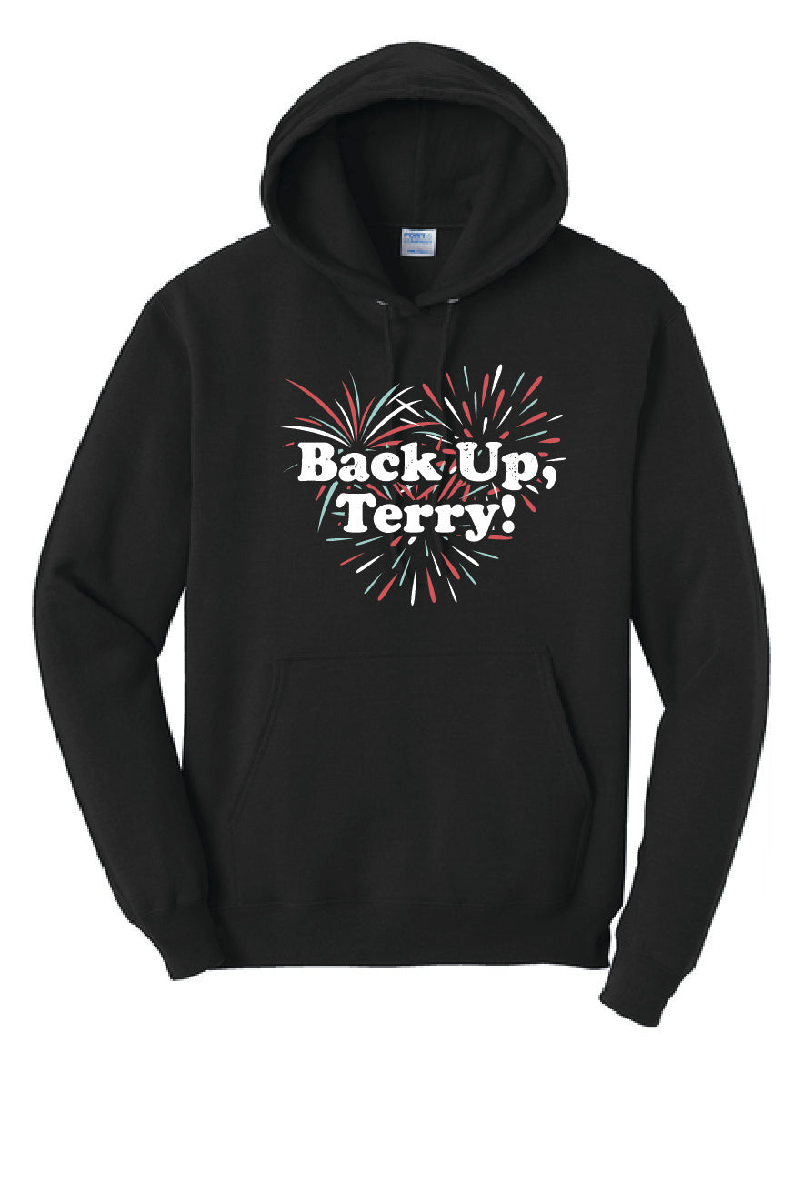 BACK UP TERRY Port & Company® Core Fleece Pullover Hooded Sweatshirt 1