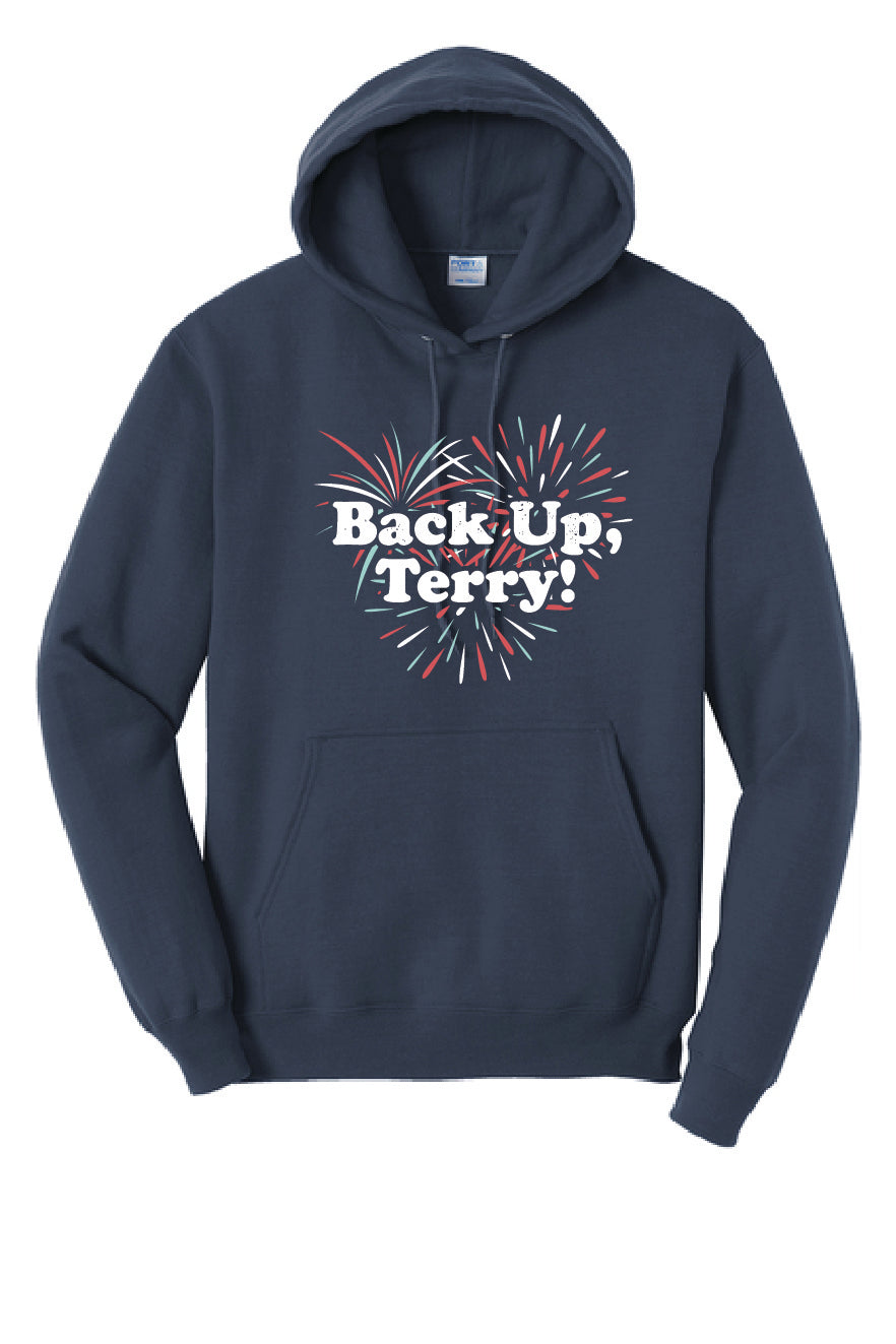 BACK UP TERRY Port & Company® Core Fleece Pullover Hooded Sweatshirt 1