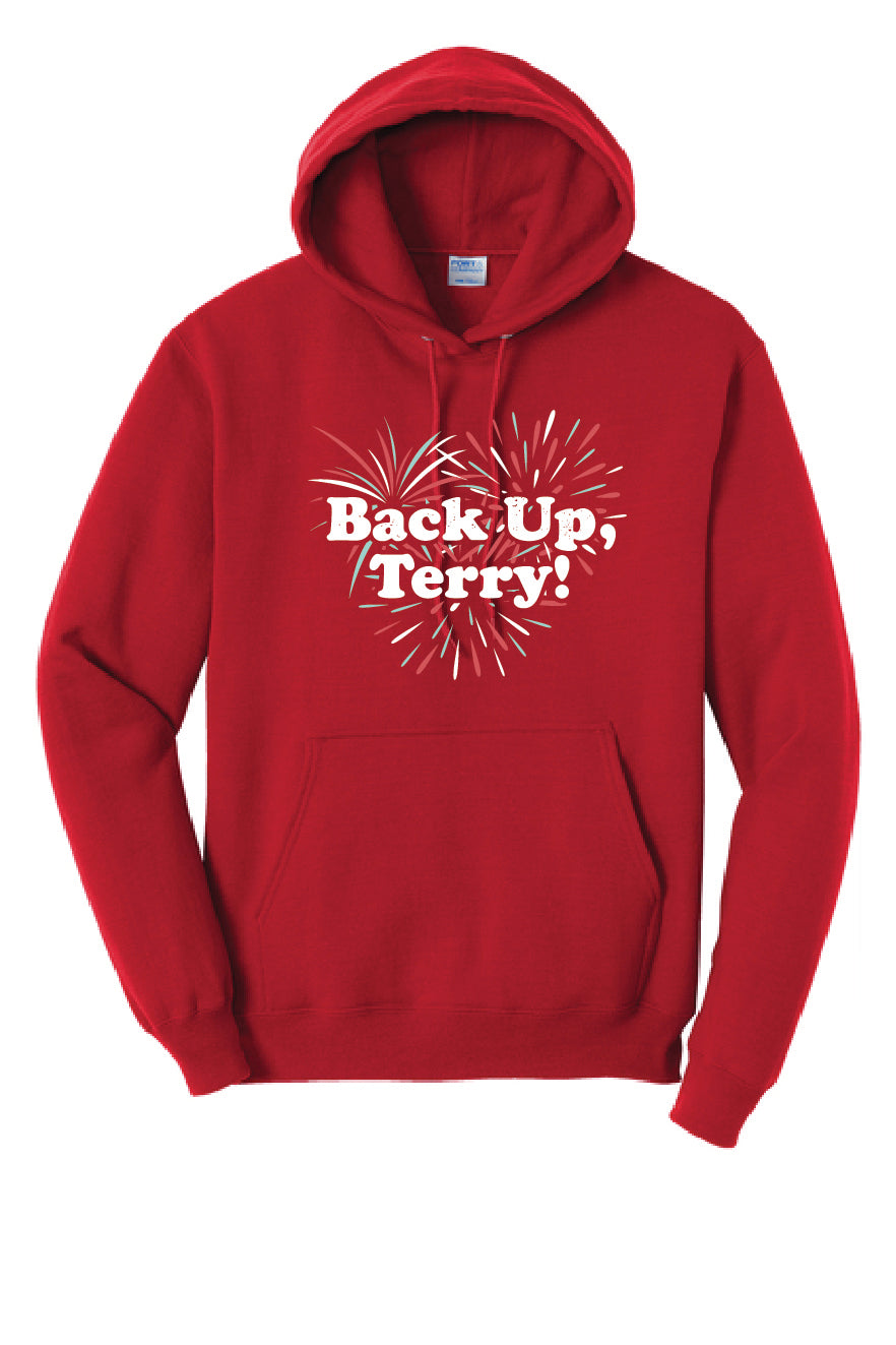 BACK UP TERRY Port & Company® Core Fleece Pullover Hooded Sweatshirt 1