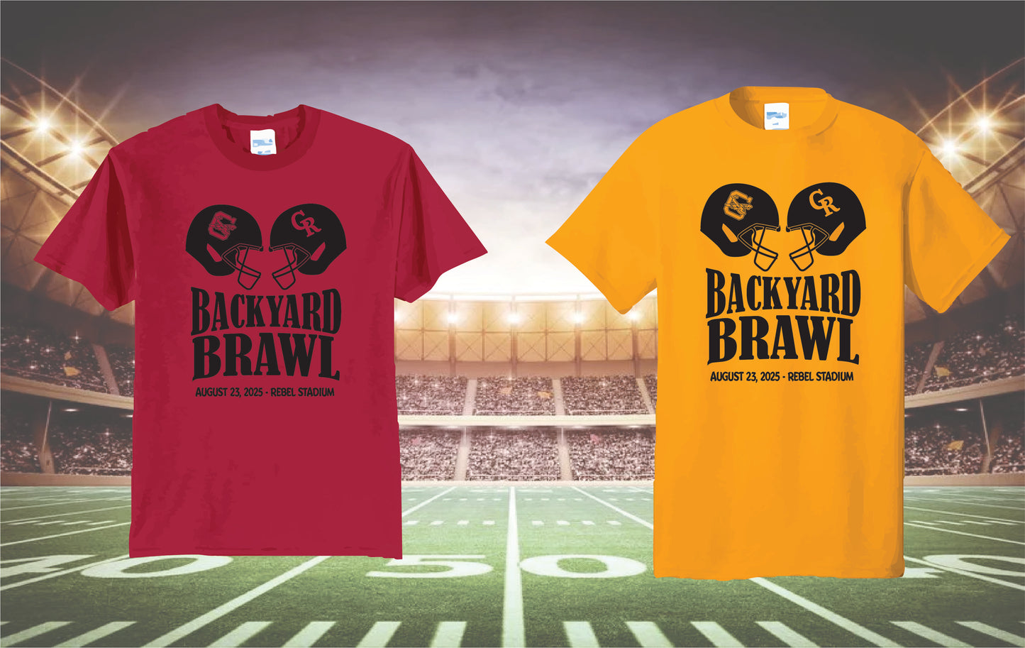 BACKYARD BRAWL PC55 Port & Co™ Core Blend Tee 1