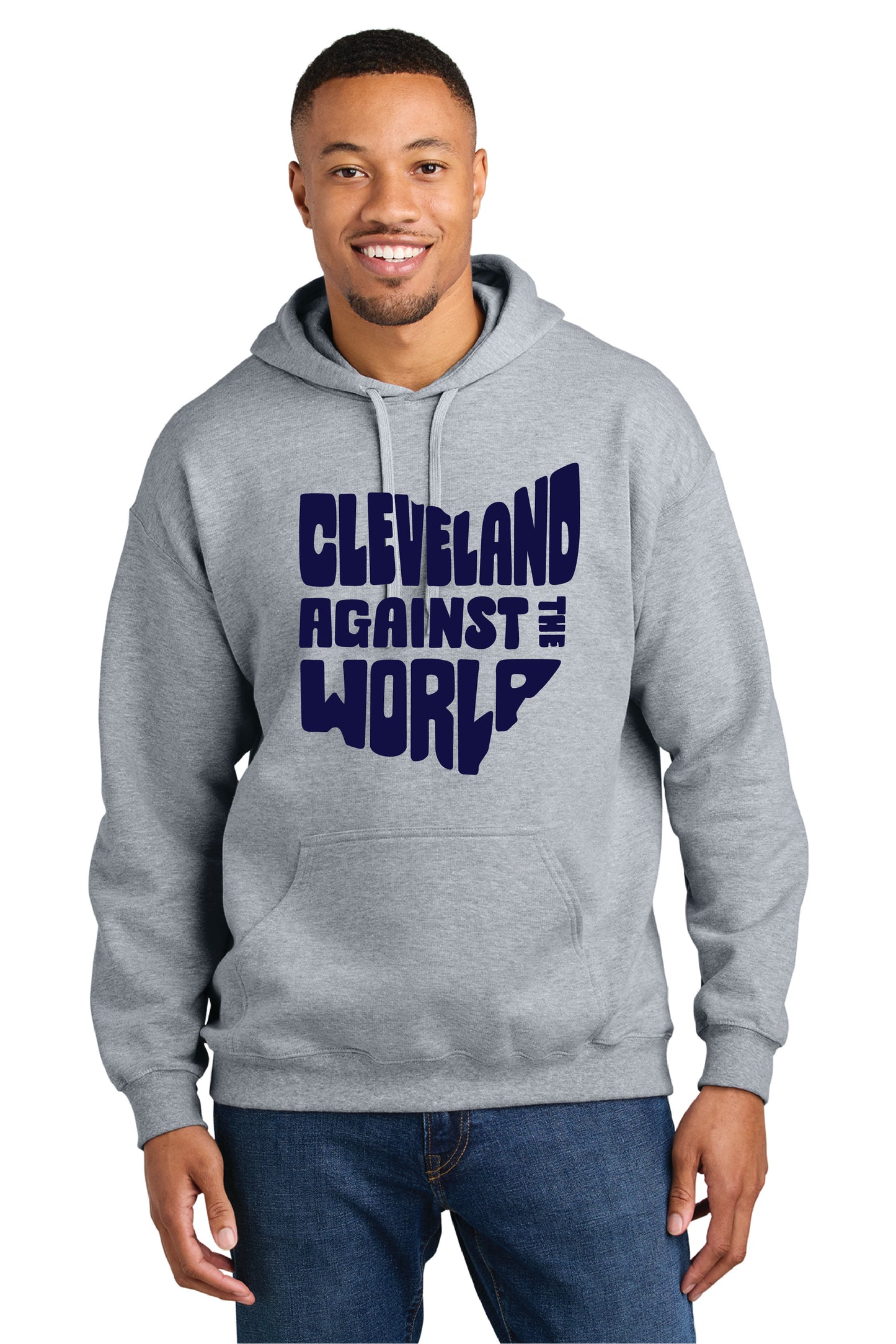 CLEVELAND AGAINST THE WORLD SF500 Gildan® Softstyle® Pullover Hooded Sweatshirt 1