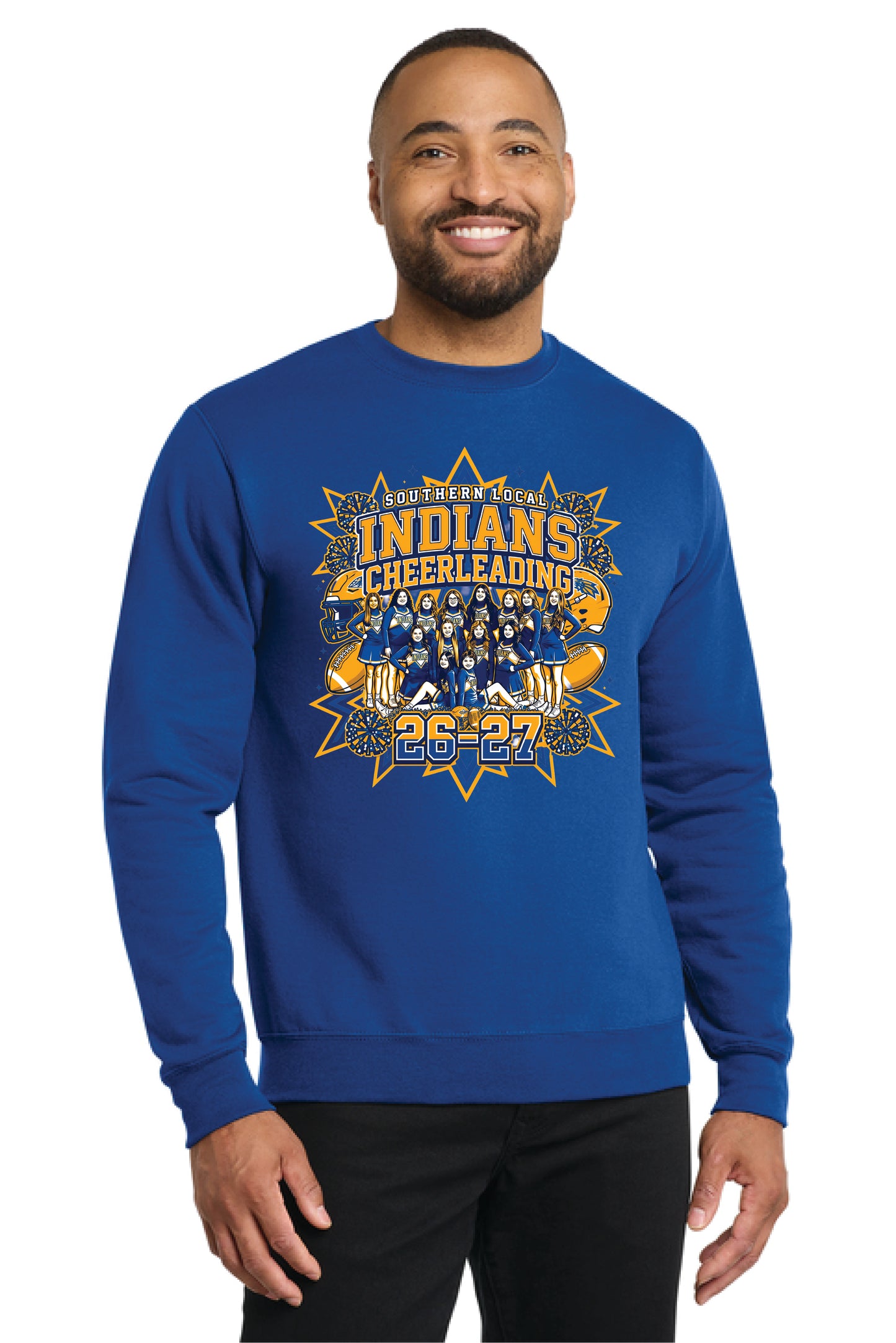 SL CHEER PC78 Port & Co® Core Fleece Crewneck Sweatshirt 6