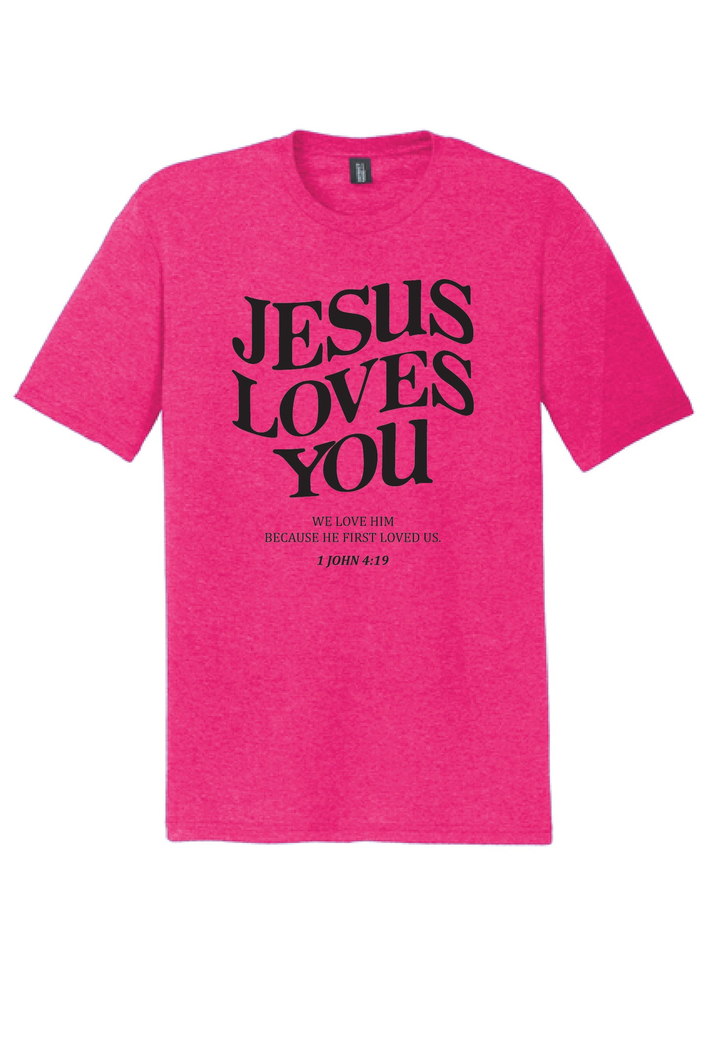 JESUS LOVE YOU District ® Perfect Tri ® Tee DM130 KK-15