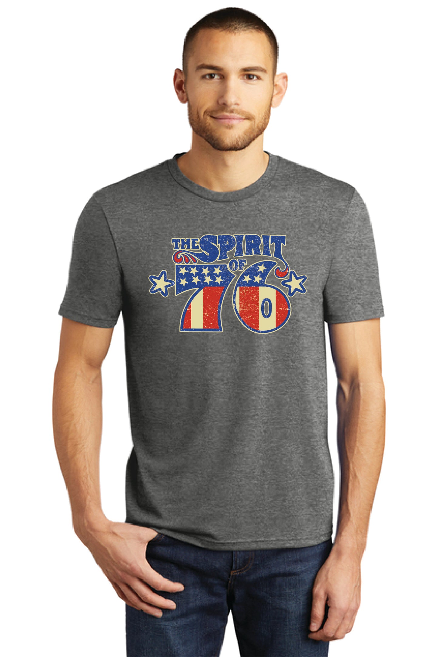 THE SPIRIT OF 76 District ® Perfect Tri ® Tee DM130 KK-22
