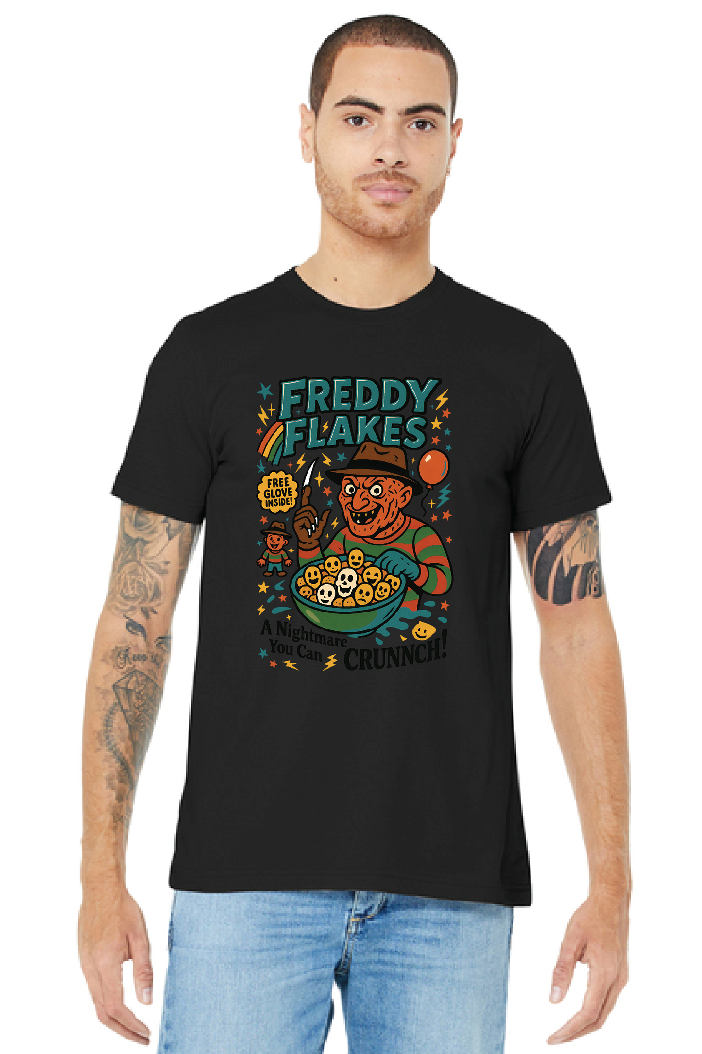 HALLOWEEN FREDDY FLAKES DM130 District ® Perfect Tri Tee HW-5