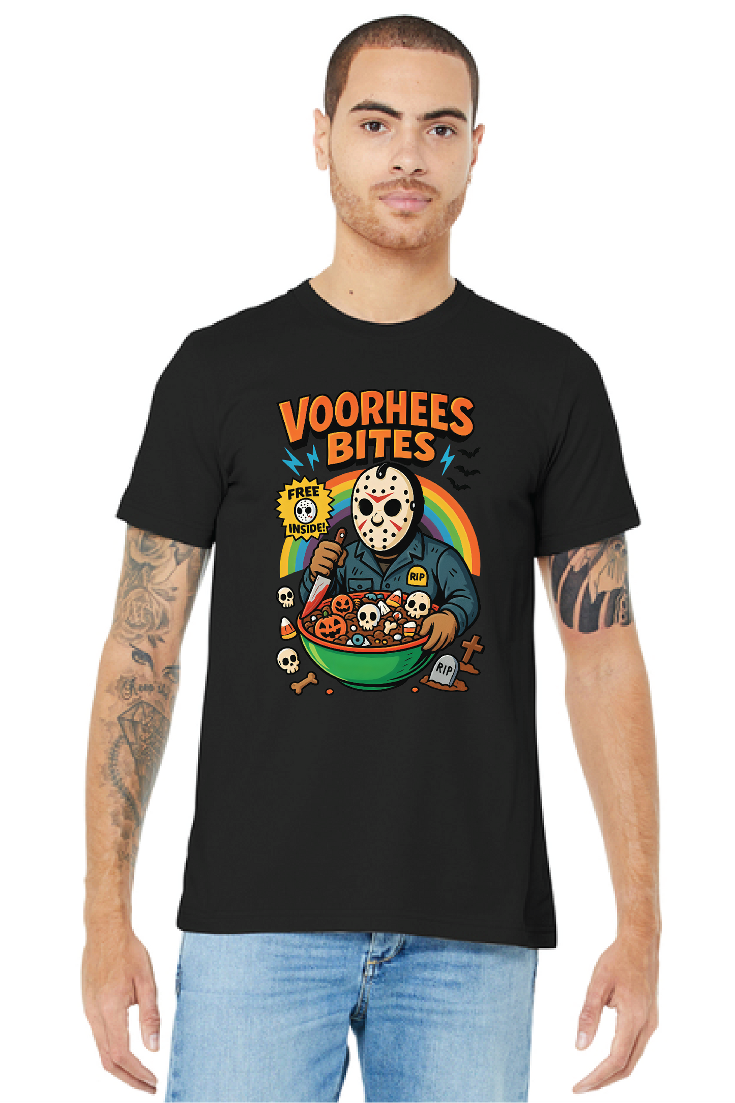 HALLOWEEN VOORHEES BITES DM130 District ® Perfect Tri Tee HW-7