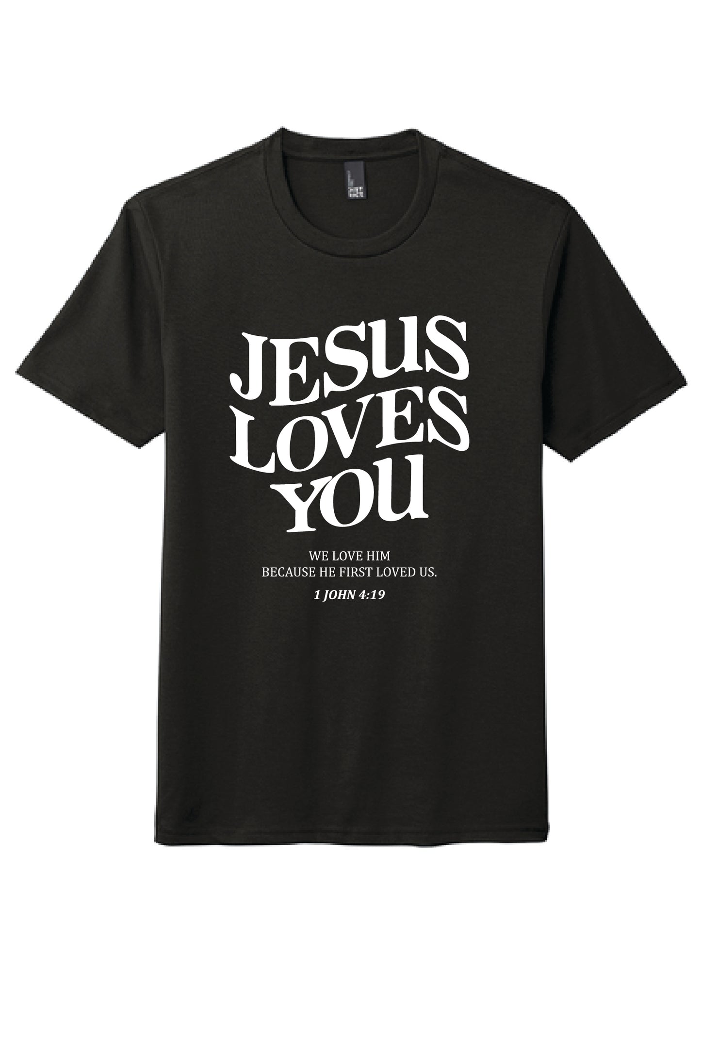 JESUS LOVE YOU District ® Perfect Tri ® Tee DM130 KK-15
