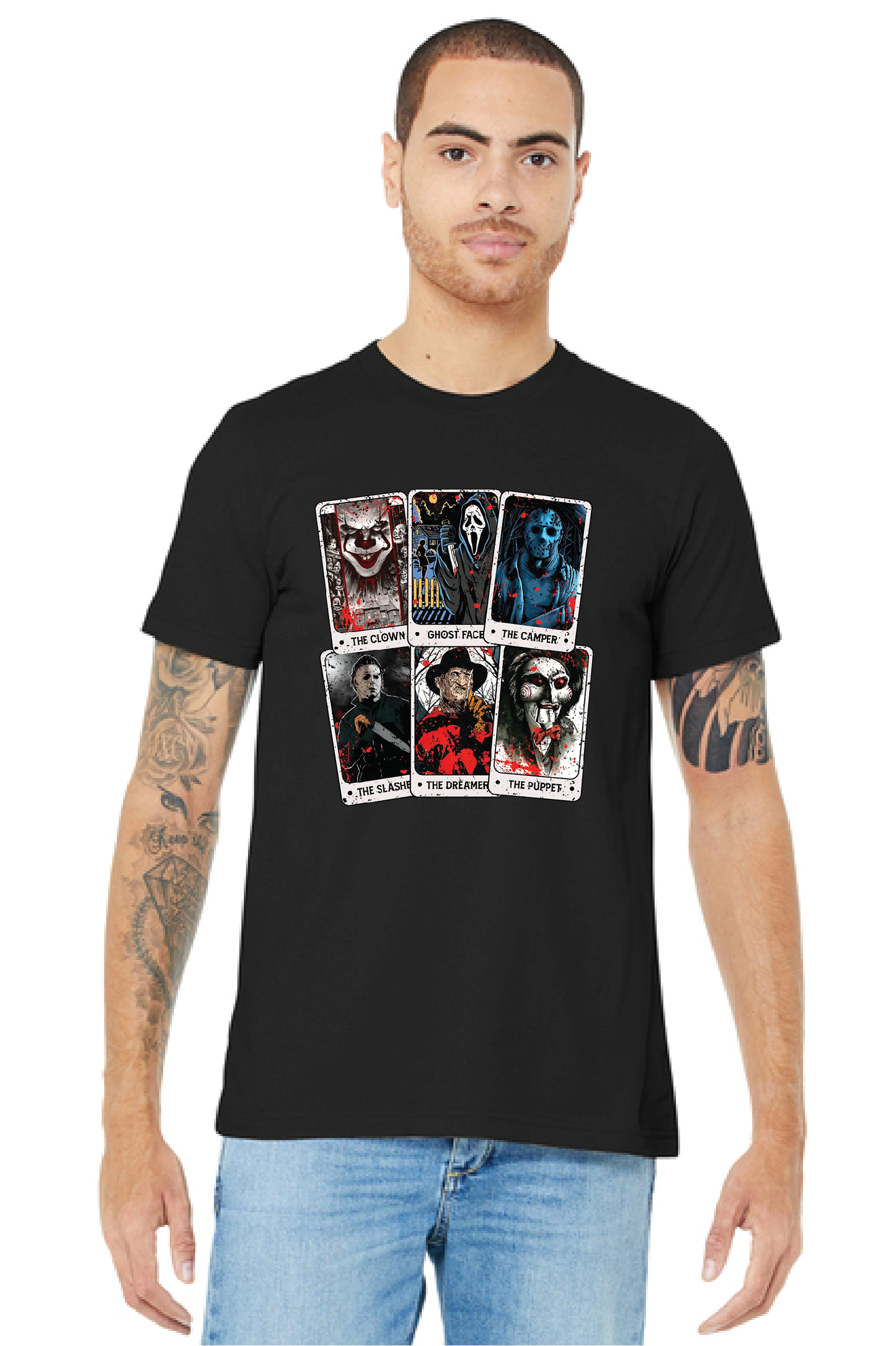 HALLOWEEN HOUSE OF CARDS DM130 District ® Perfect Tri Tee HW-15