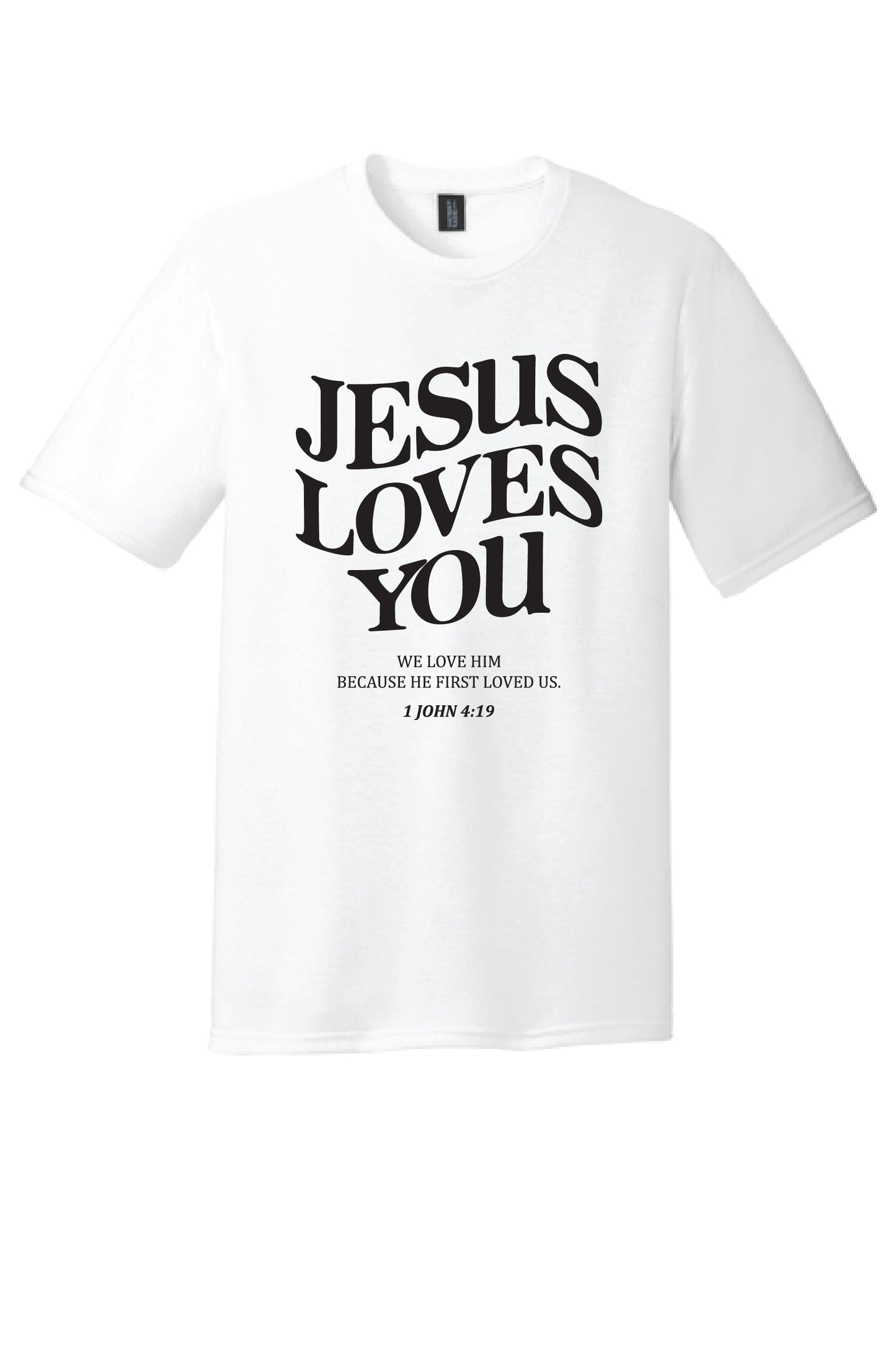 JESUS LOVE YOU District ® Perfect Tri ® Tee DM130 KK-15