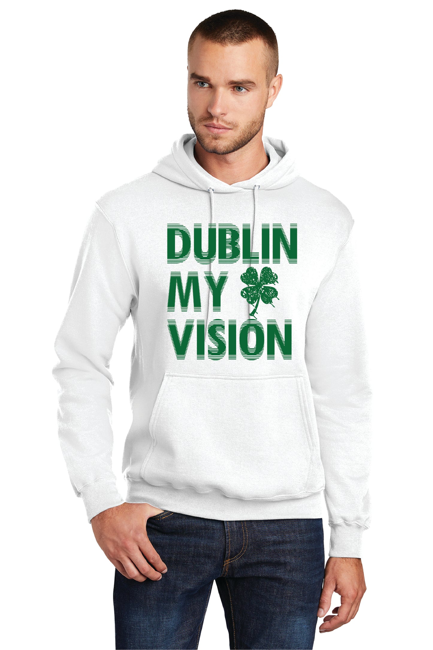 DUBLIN VISION PC78H Port & Company® Core Fleece Pullover Hooded Sweatshirt 8