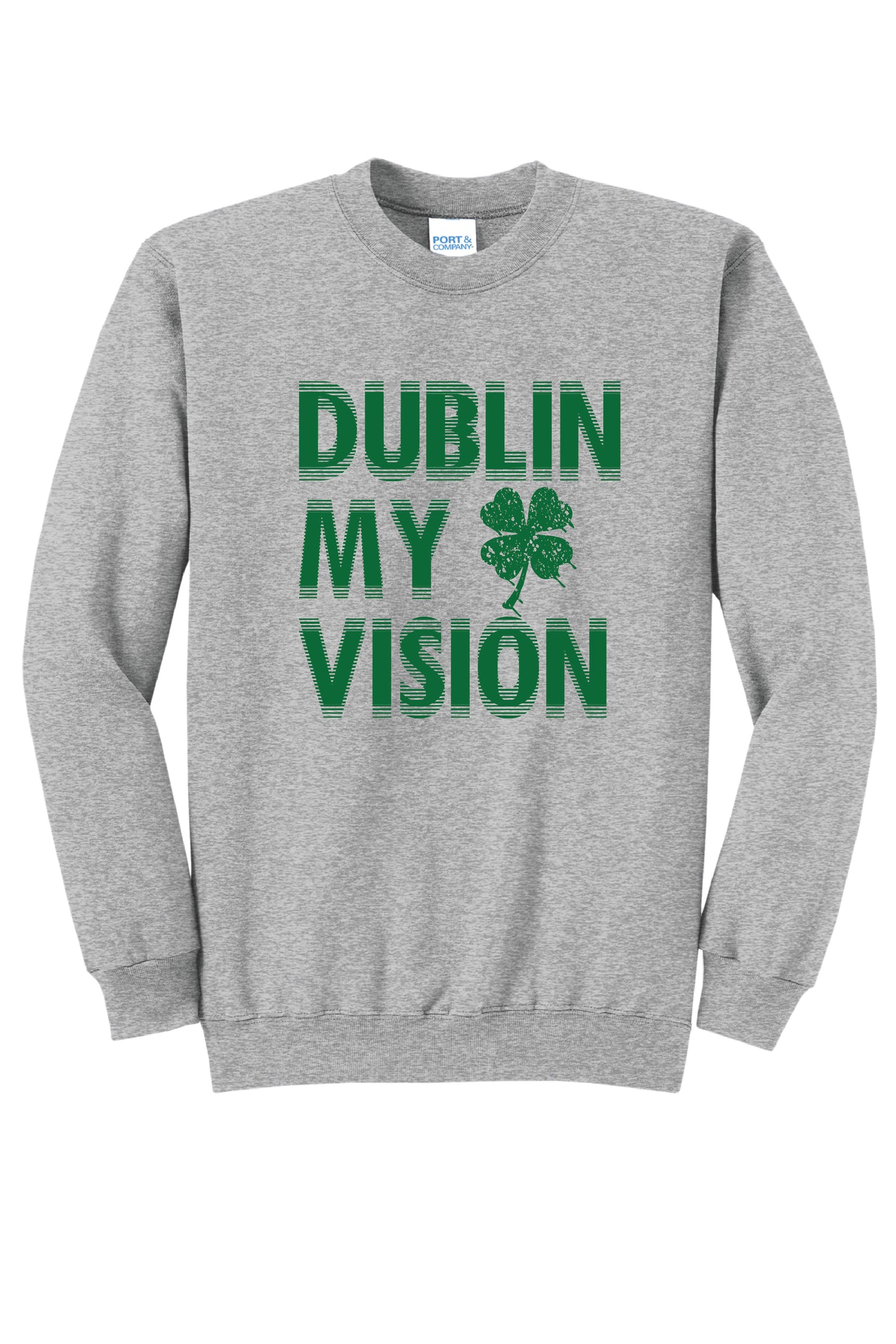 DUBLIN VISION PC78 Port & Company® Core Fleece Crewneck Sweatshirt 8