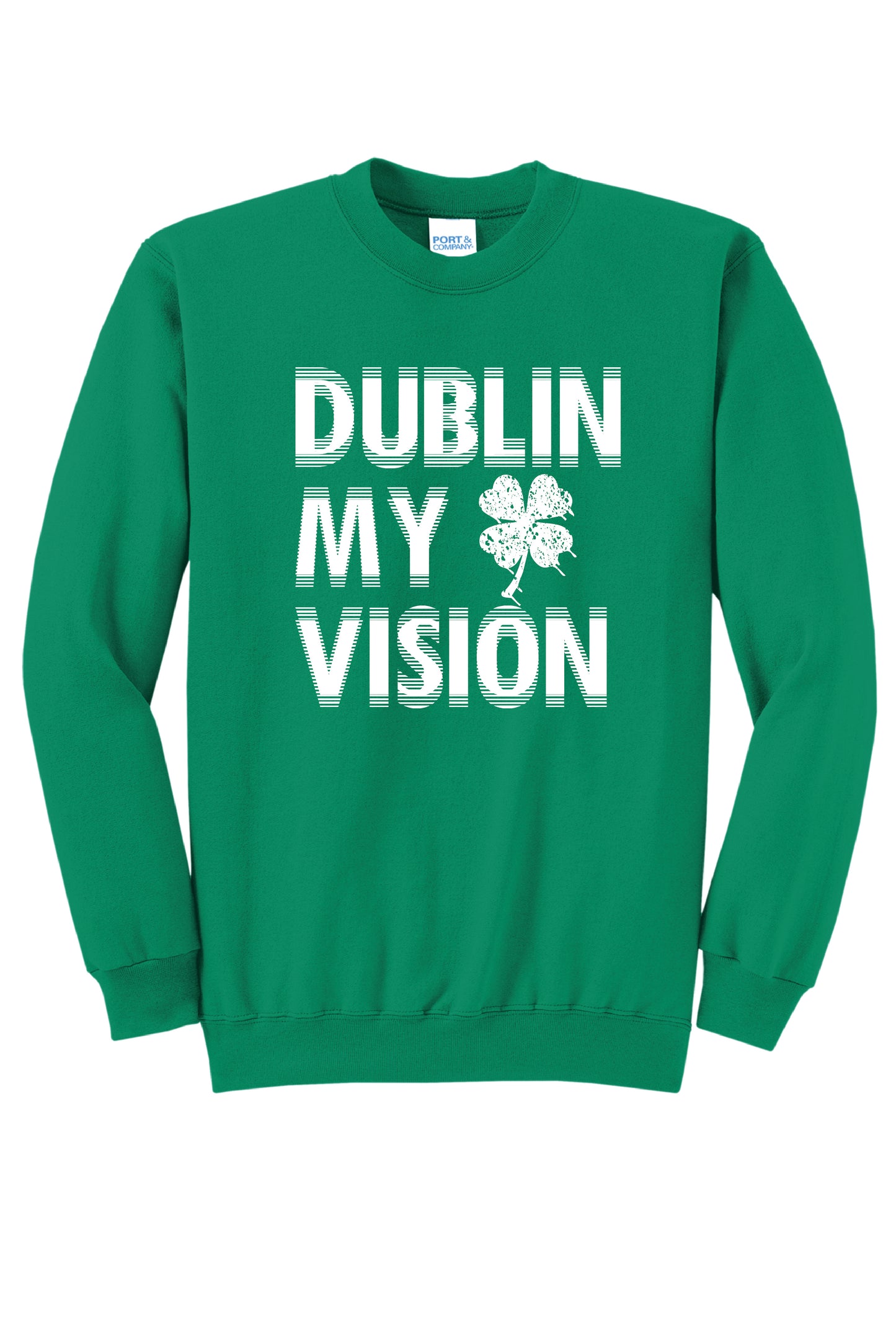 DUBLIN VISION PC78 Port & Company® Core Fleece Crewneck Sweatshirt 8