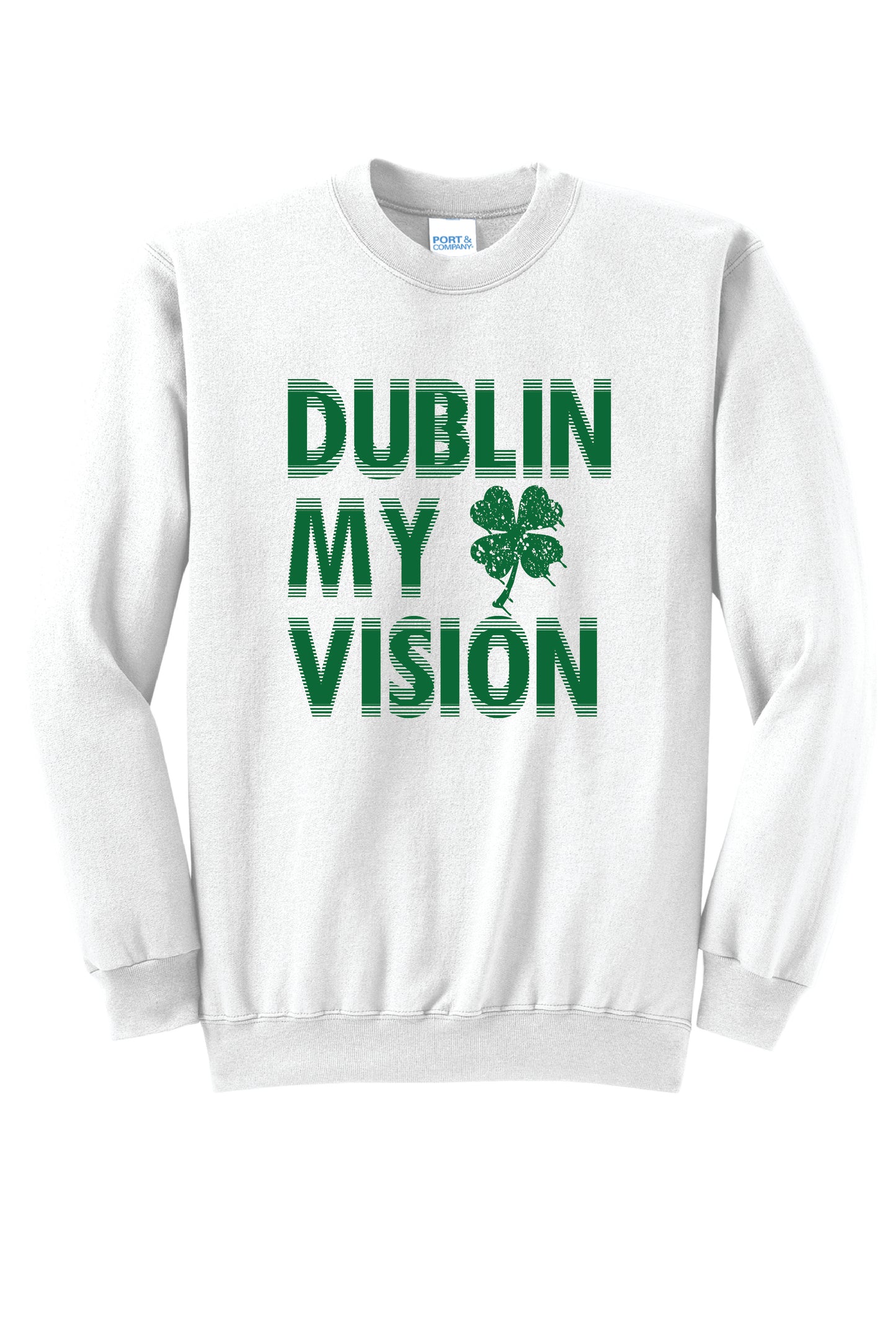 DUBLIN VISION PC78 Port & Company® Core Fleece Crewneck Sweatshirt 8