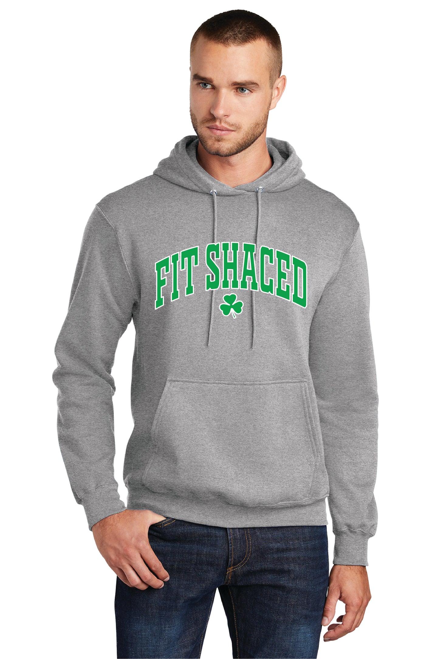 FIT SHACED PC78H Port & Company® Core Fleece Pullover Hooded Sweatshirt 1