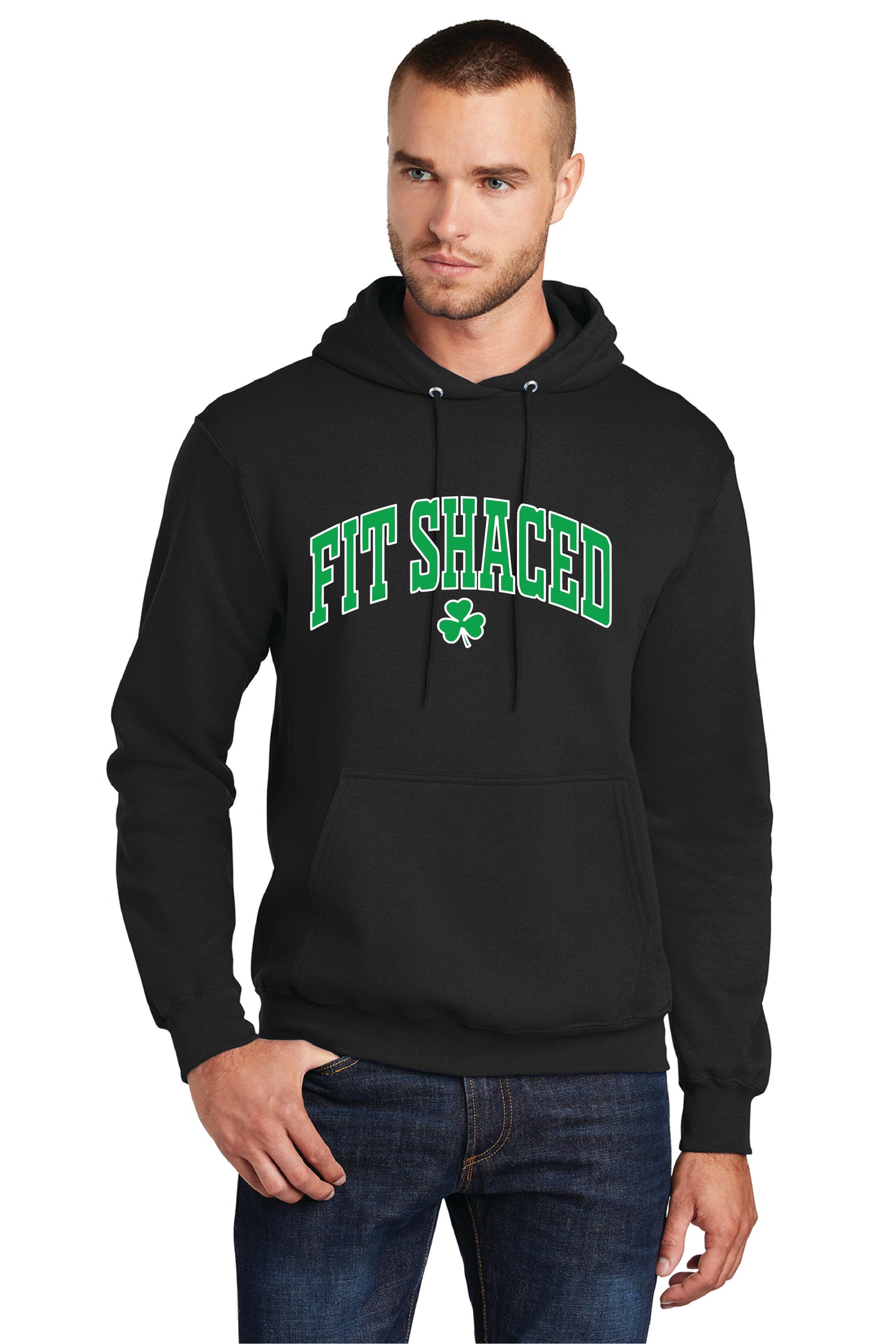 FIT SHACED PC78H Port & Company® Core Fleece Pullover Hooded Sweatshirt 1
