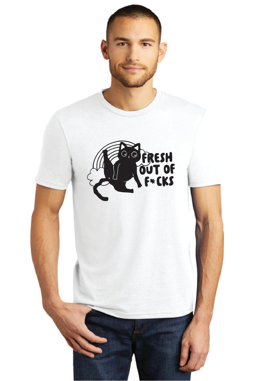 FRESH OUT OF F*CKS DM130 District ® Perfect Tri ® Tee 4