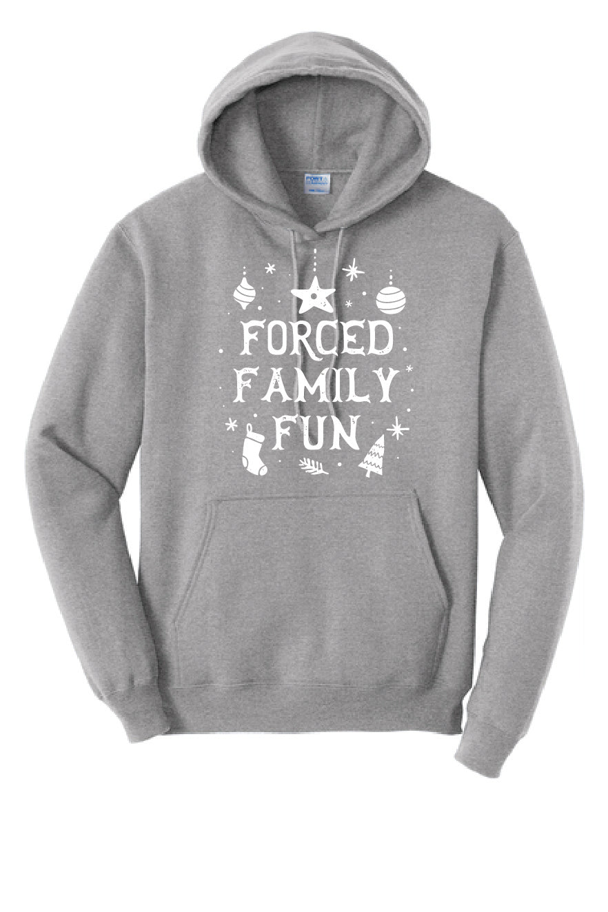 FORCED FAMILY FUN Port & Company® Core Fleece Pullover Hooded Sweatshirt 3