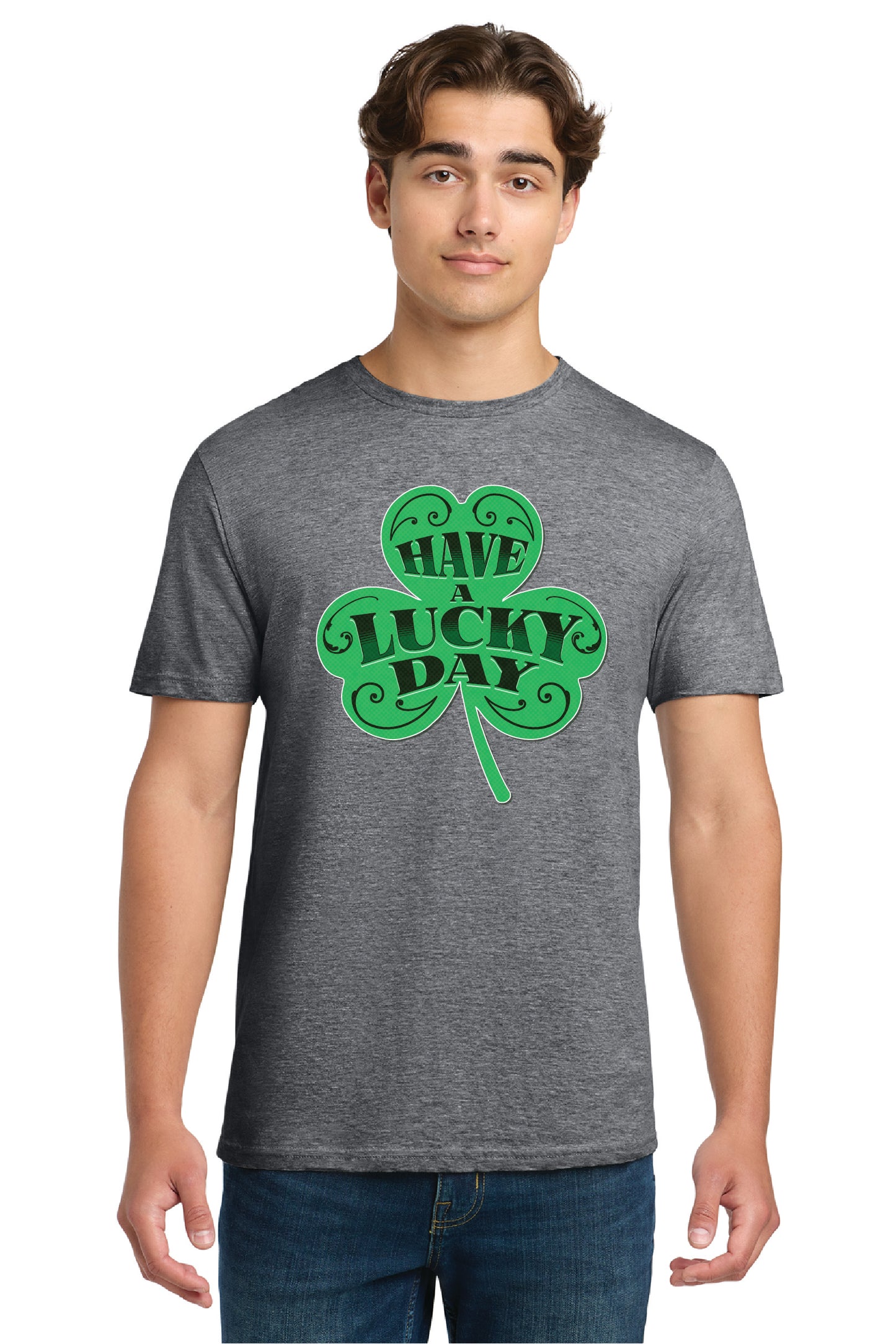 HAVE A LUCKY DAY 64000 Gildan Softstyle® T-Shirt Unisex Short Sleeve Tee SPD 13