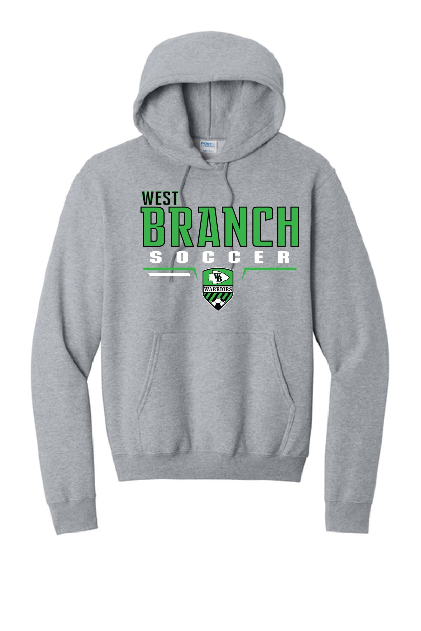 WE SOCCER PC78H Port & Company® Core Fleece Pullover Hooded Sweatshirt 3