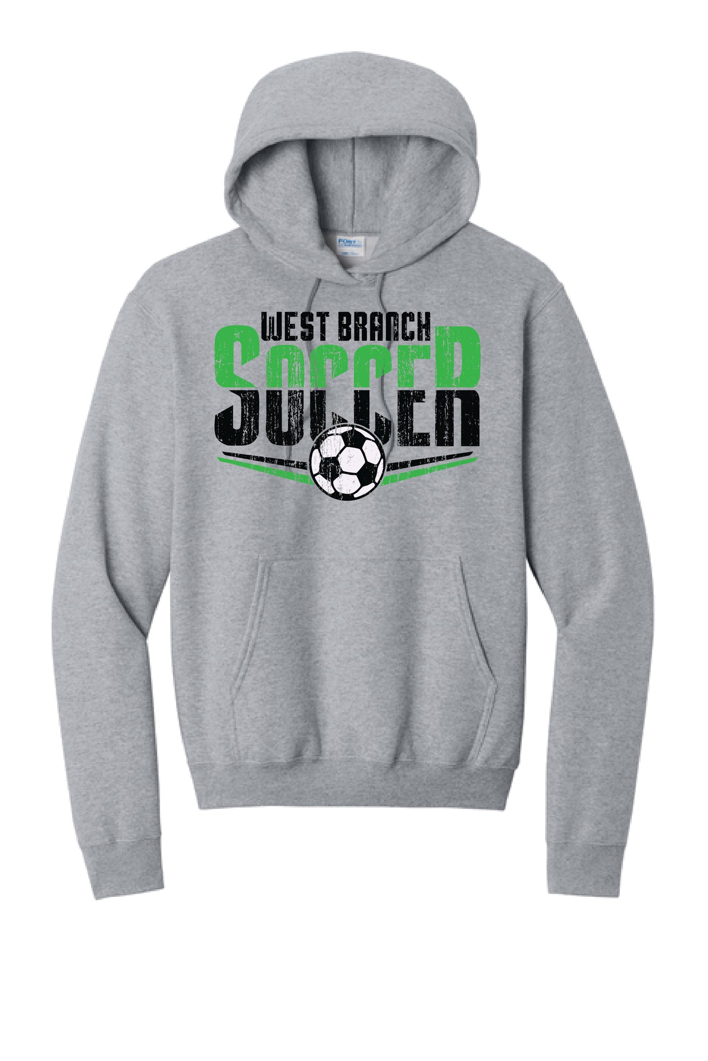 WE SOCCER PC78H Port & Company® Core Fleece Pullover Hooded Sweatshirt 10