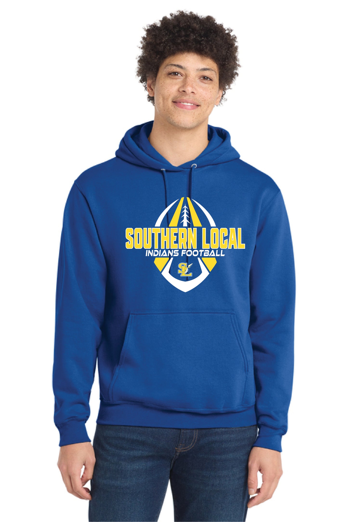 SL FOOTBALL PC78H Port & Company® Core Fleece Pullover Hooded Sweatshirt 4