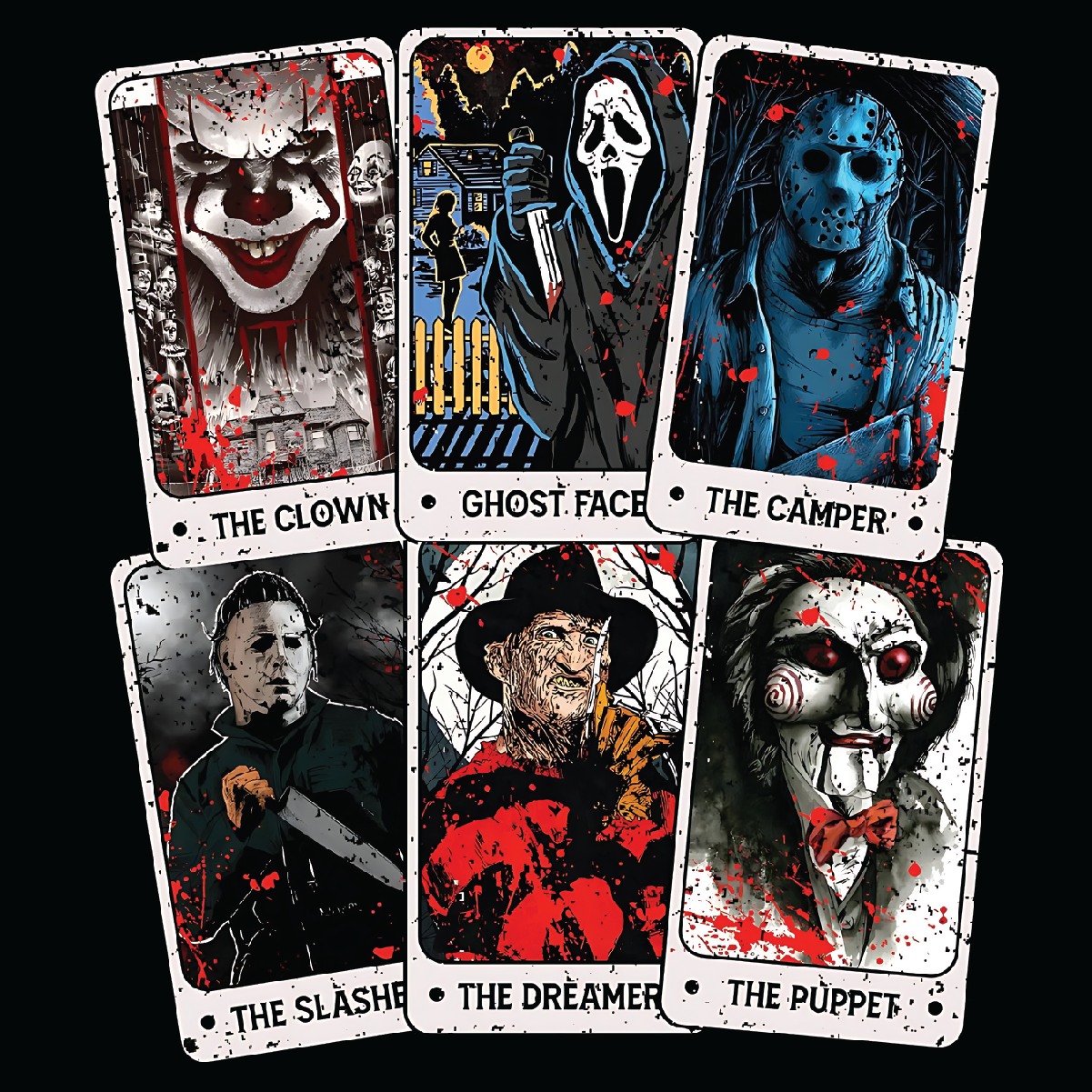HALLOWEEN HOUSE OF CARDS DM130 District ® Perfect Tri Tee HW-15