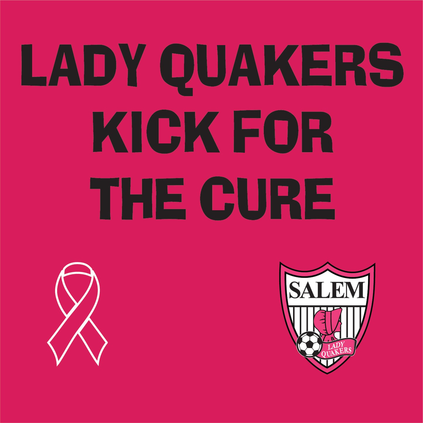 LADY QUAKERS KICK FOR THE CURE SOCCER Port & Company® Core Fleece Crewneck Sweatshirt 20