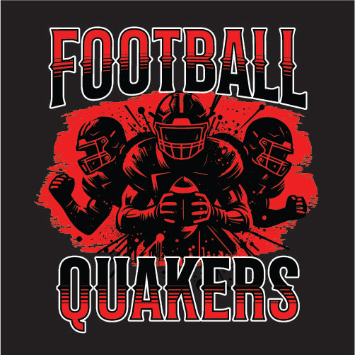 SALEM QUAKERS FOOTBALL PC78H Port & Company® Core Fleece Pullover Hooded Sweatshirt SF-10