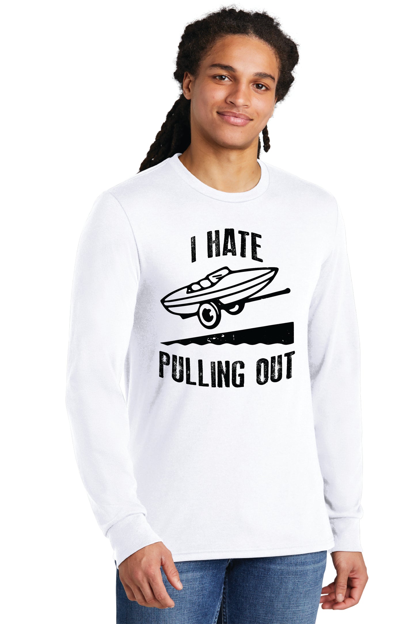 I HATE PULLING OUT DM132 District ® Perfect Tri ® Long Sleeve Tee 7