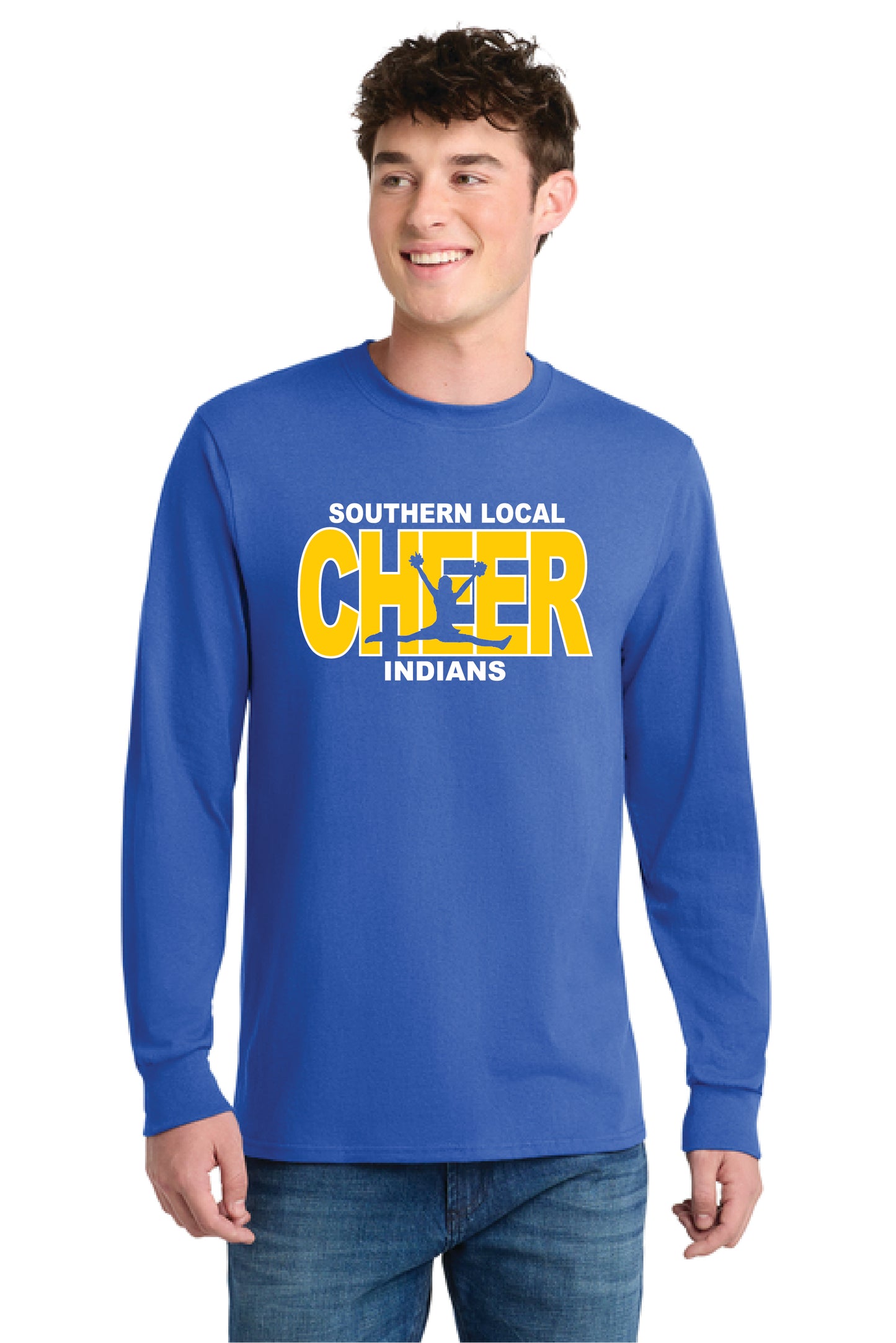 SL CHEER PC55LS Port & Co® Long Sleeve Core Blend Tee 1