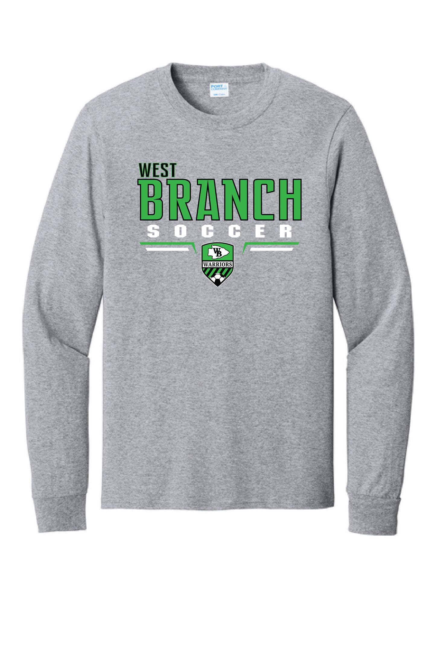 WB SOCCER PC54LS Port & Co® Long Sleeve Core Cotton Tee 3