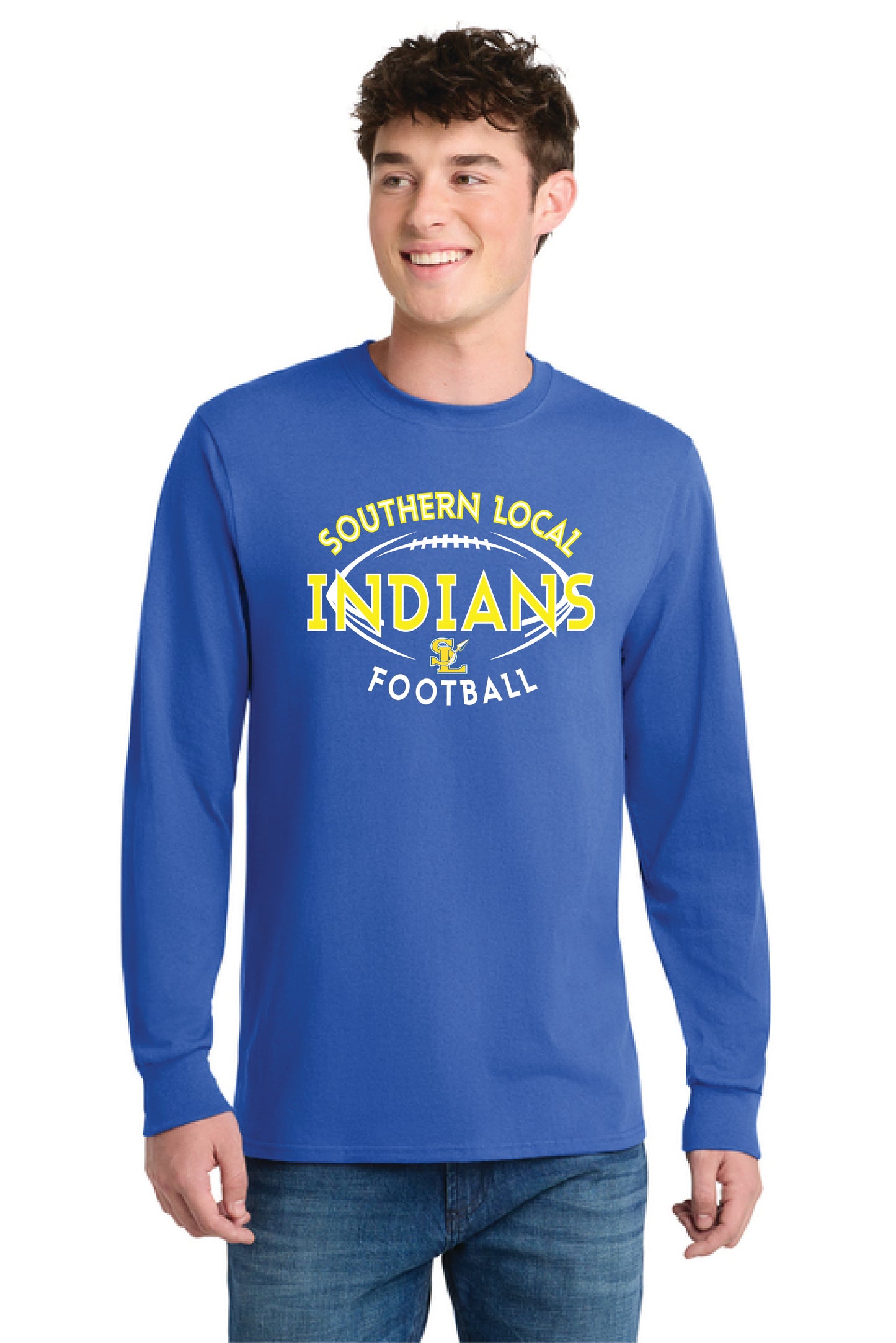 SL FOOTBALL PC55LS Port & Co® Long Sleeve Core Blend Tee 3