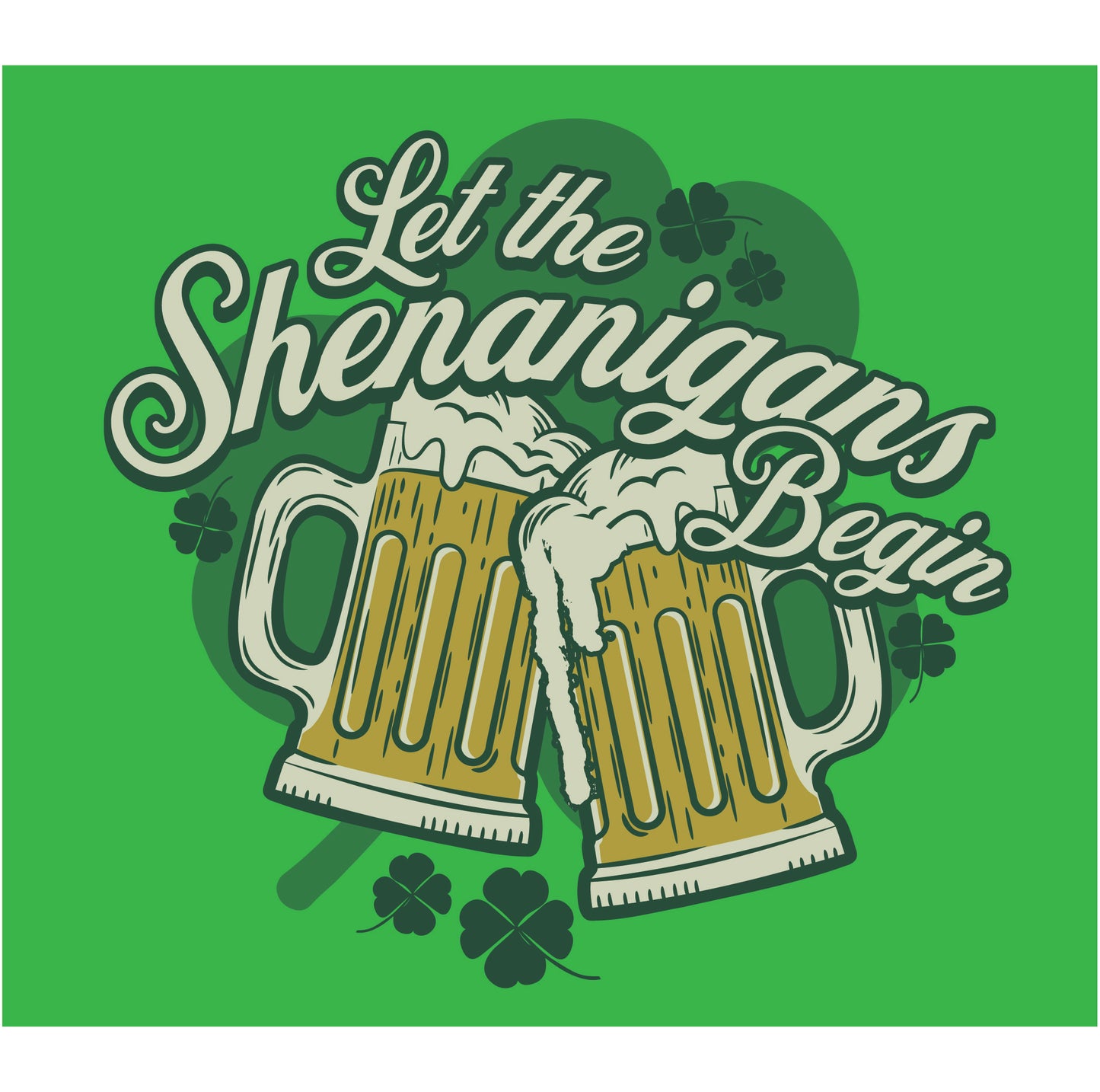 LET THE SHENANIGANS BEGIN PC54LS Port & Company® Long Sleeve Core Cotton Tee 12