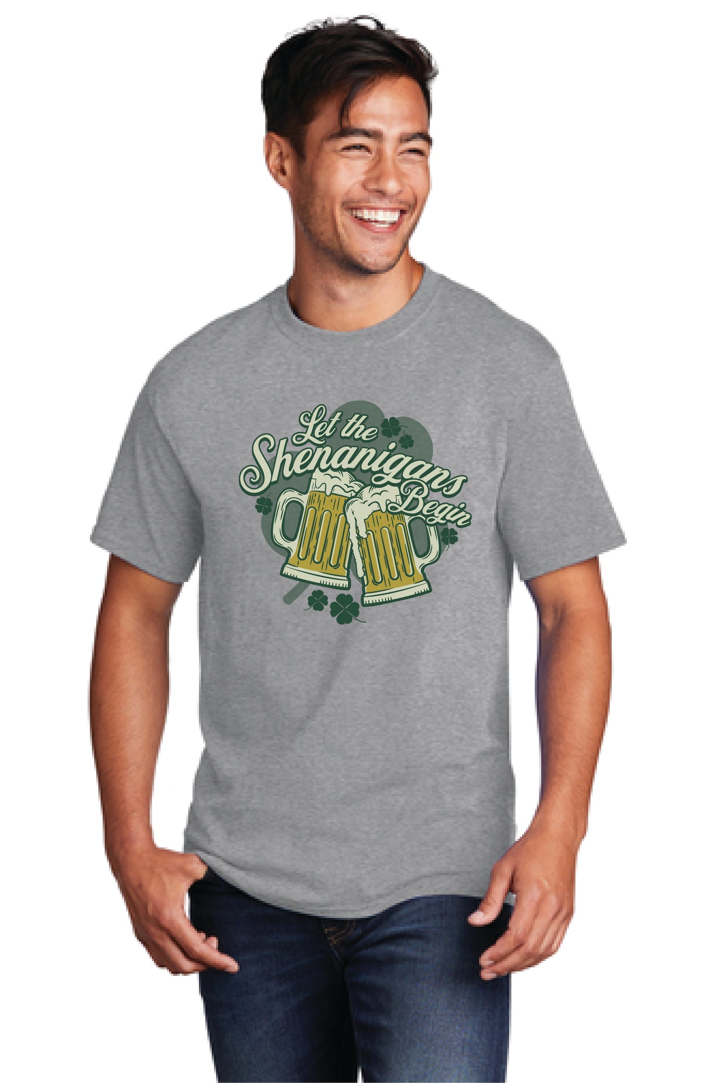 LET THE SHENANIGANS BEGIN 64000 Gildan Softstyle® T-Shirt Unisex Short Sleeve Tee SPD 12