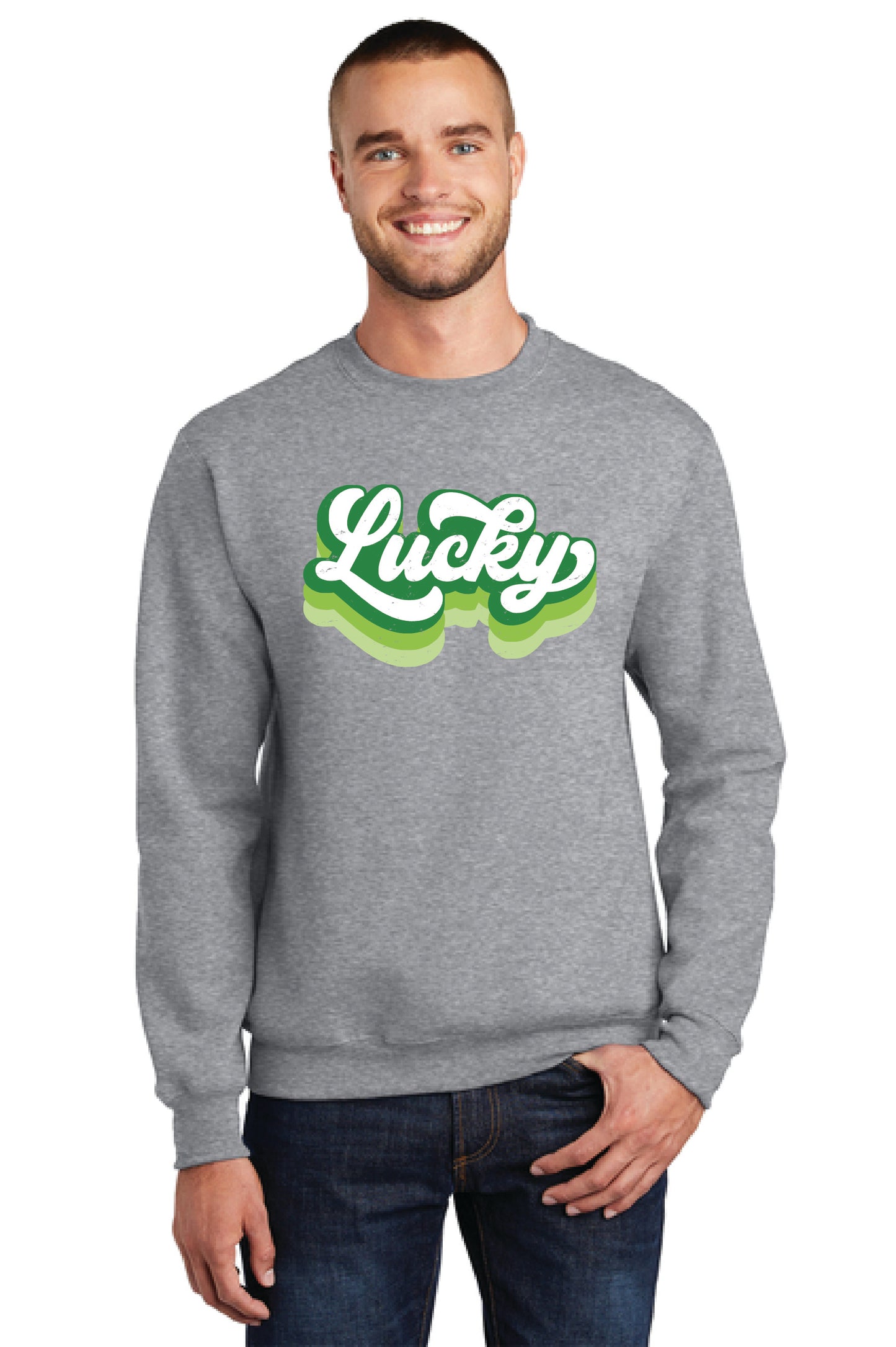 LUCKY PC78 Port & Company® Core Fleece Crewneck Sweatshirt 26