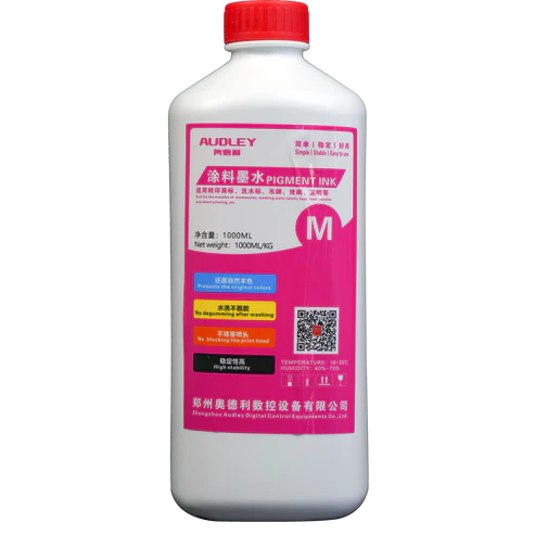 Audley Premium DTF INK - High-Quality Pigment Ink, 50% Usage Efficiency, Vivid Colors, and Clog-Free Technology
