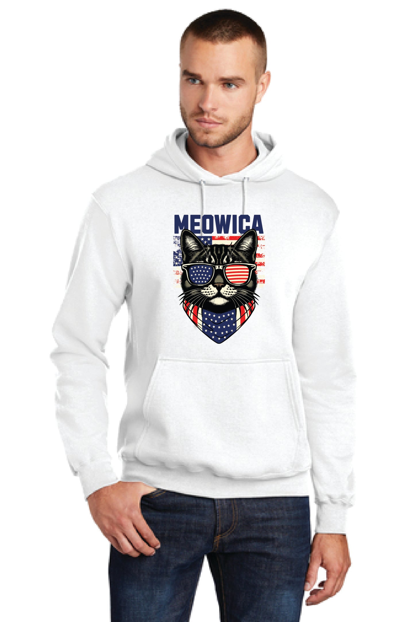 MEOWICA PC78H Port & Company® Core Fleece Pullover Hooded Sweatshirt 3