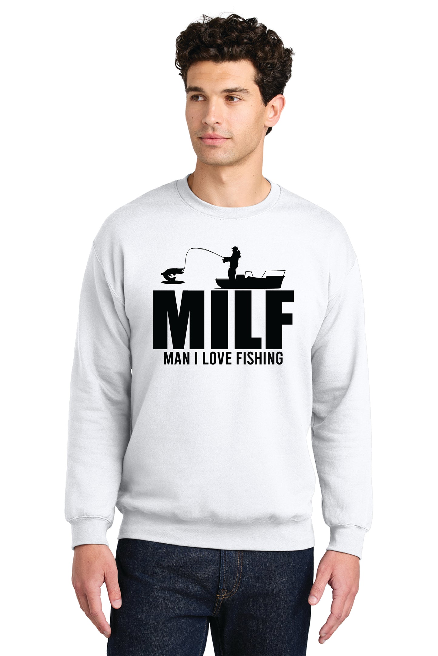 MAN I LIKE FISHING SF500 Gildan® Softstyle® Pullover Hooded Sweatshirt 1