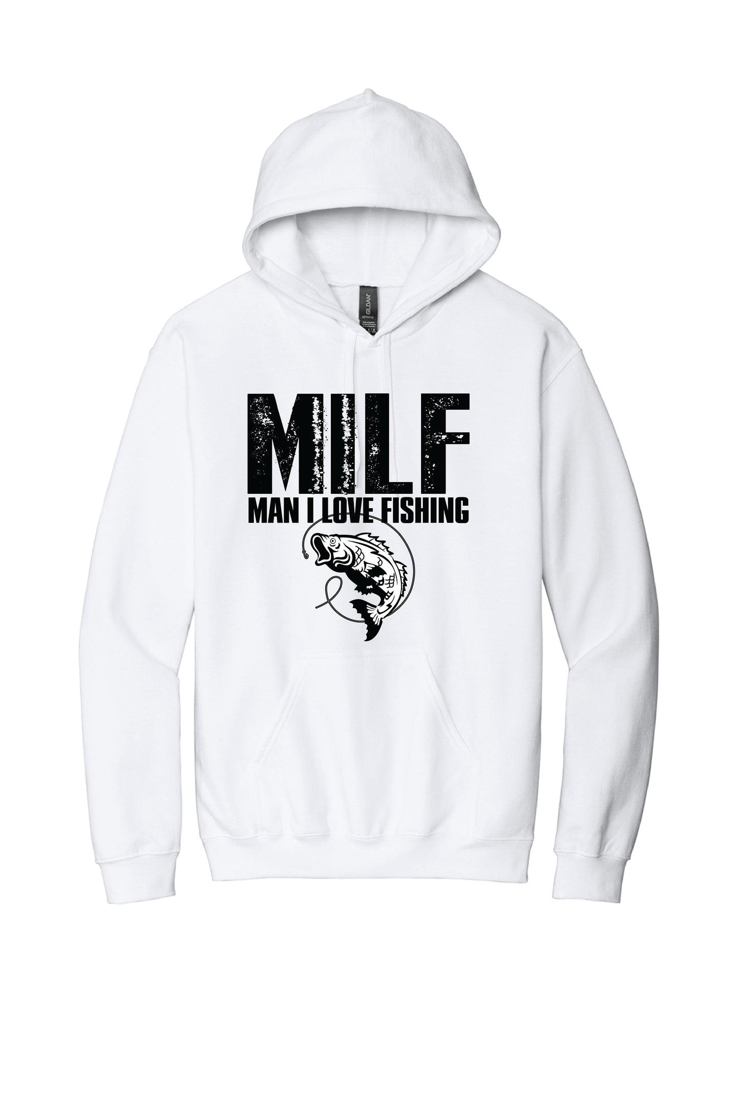 MAN I LIKE FISHING SF500 Gildan® Softstyle® Pullover Hooded Sweatshirt 5