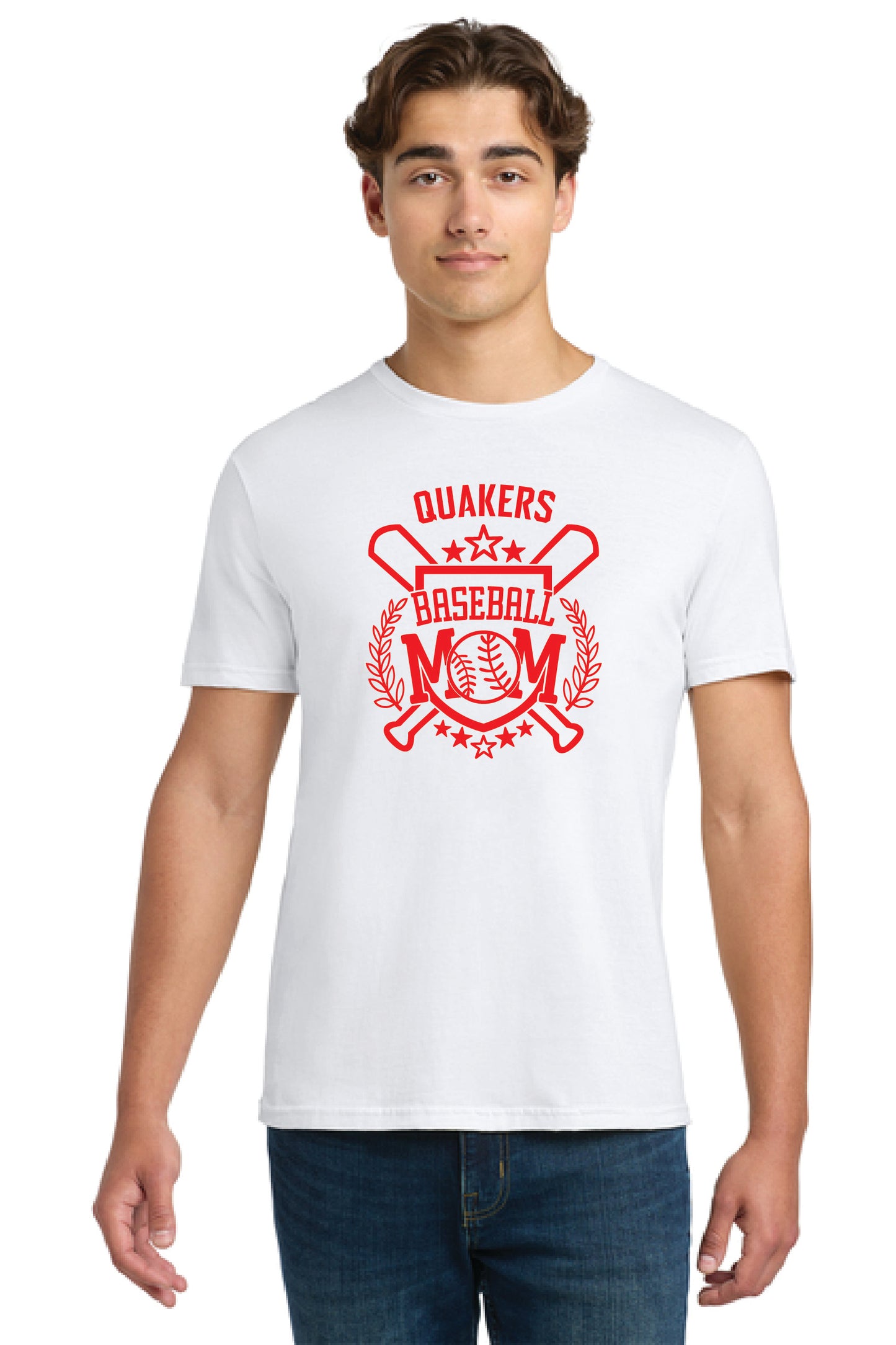 QUAKER BASEBALL MOM 64000 Gildan Softstyle® T-Shirt 9