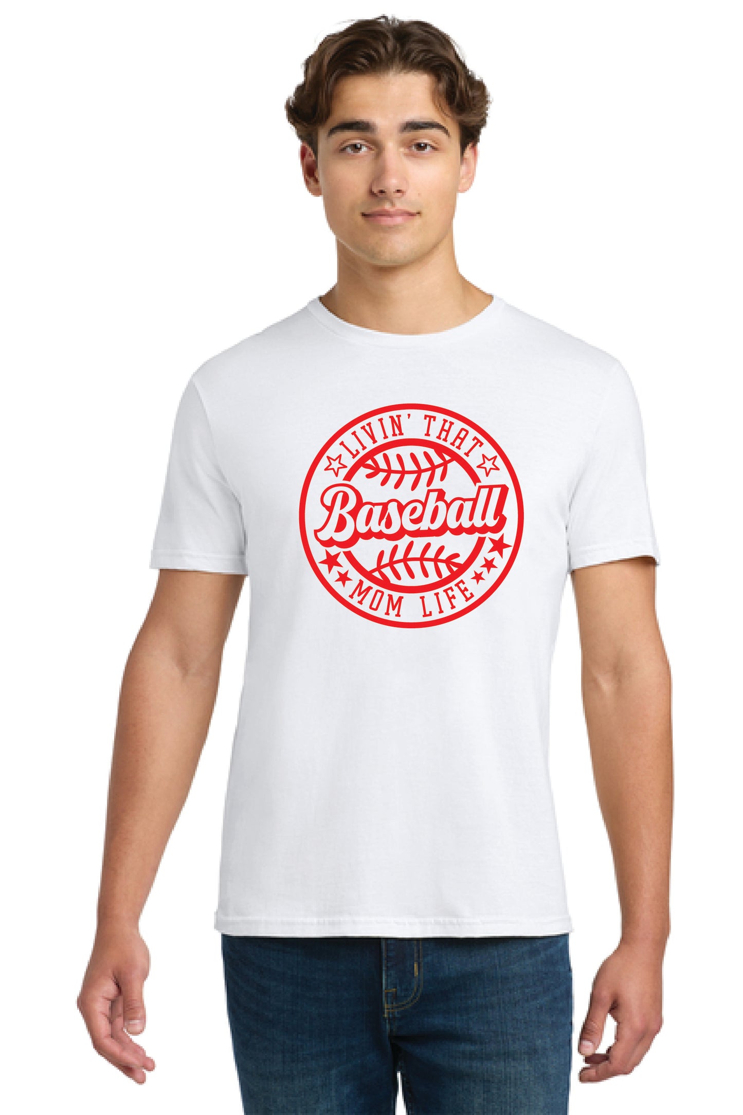 QUAKER BASEBALL MOM LIFE 64000 Gildan Softstyle® T-Shirt 10