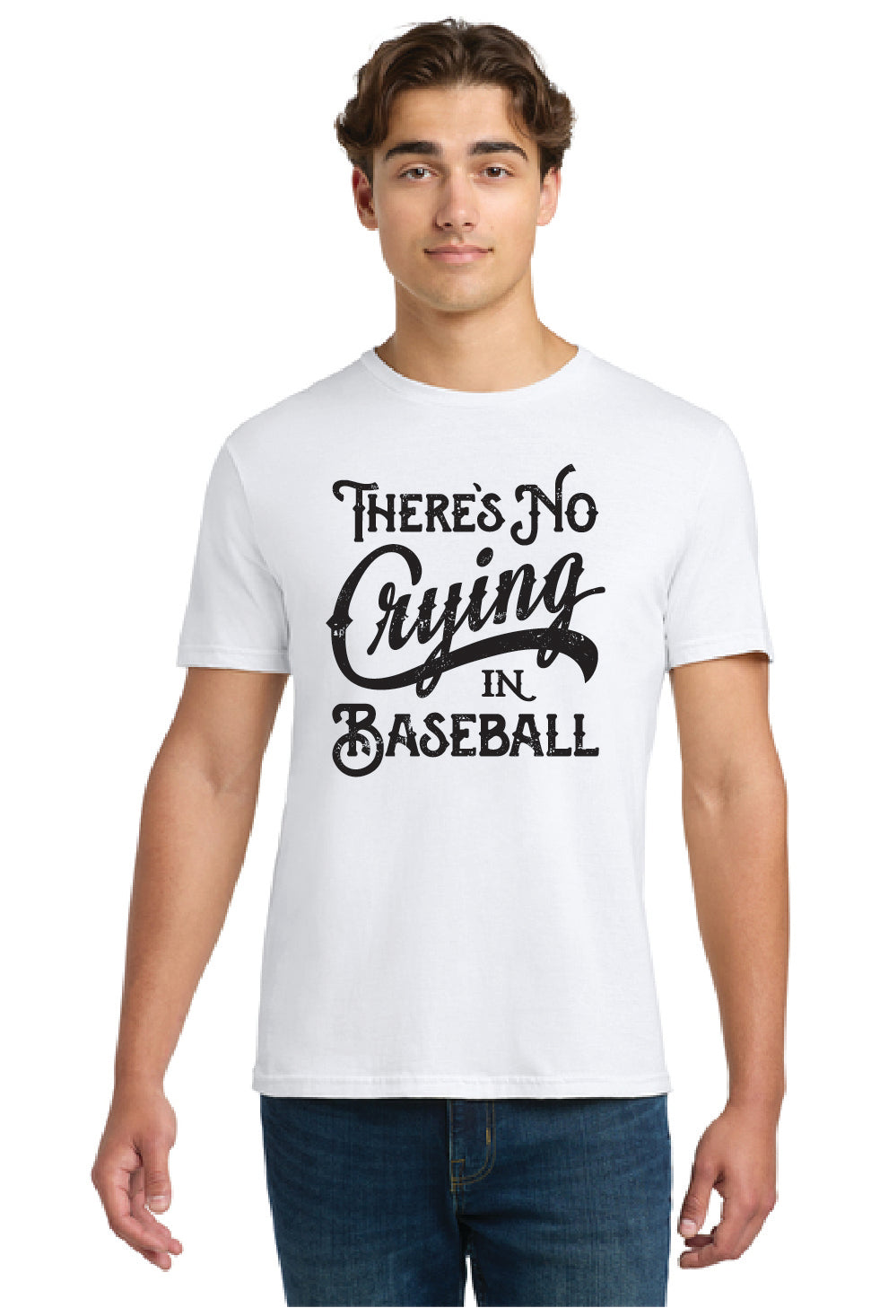 NO CRYING IN BASEBALL 64000 Gildan Softstyle® T-Shirt 5