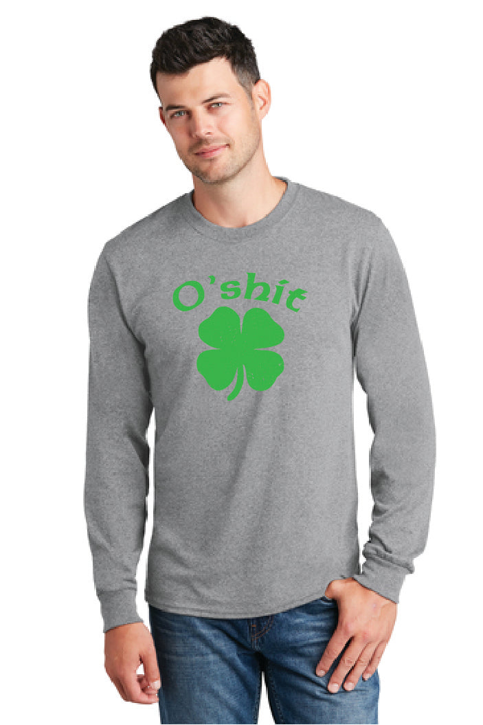 O SHIT PC54LS Port & Company® Long Sleeve Core Cotton Tee 20