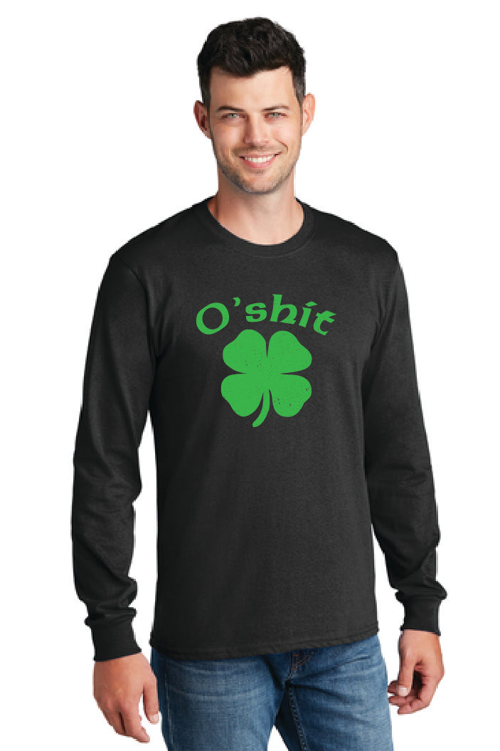 O SHIT PC54LS Port & Company® Long Sleeve Core Cotton Tee 20