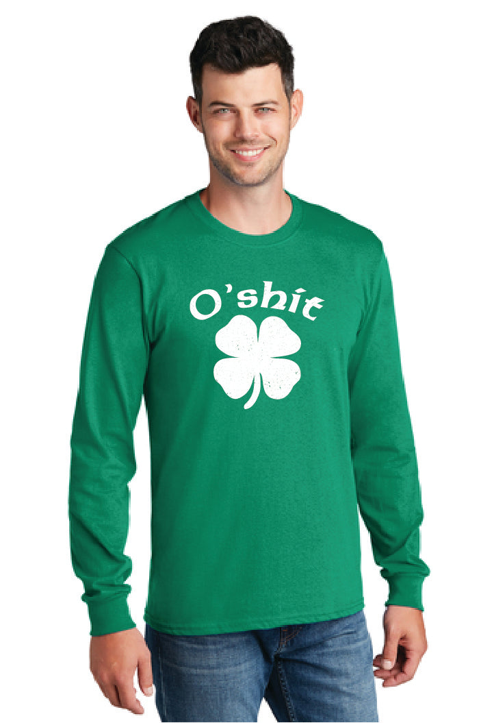 O SHIT PC54LS Port & Company® Long Sleeve Core Cotton Tee 20